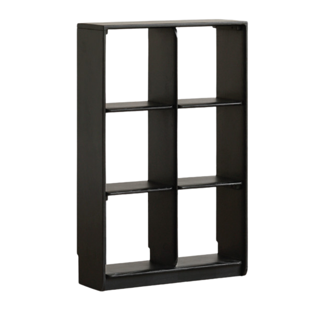 Oak Solid Wood Bookcase Lattice Cabinet Rack Free Combination