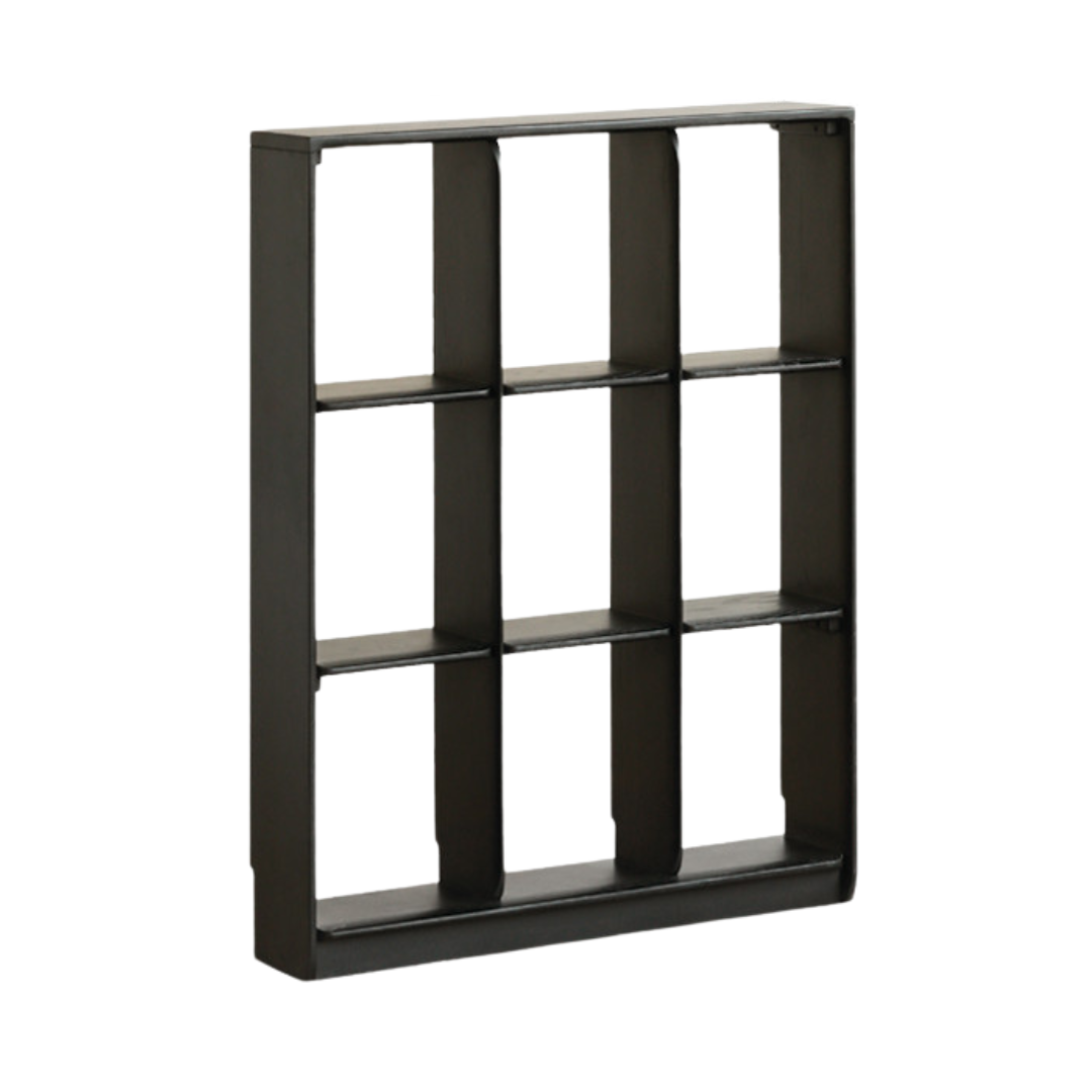 Oak Solid Wood Bookcase Lattice Cabinet Rack Free Combination