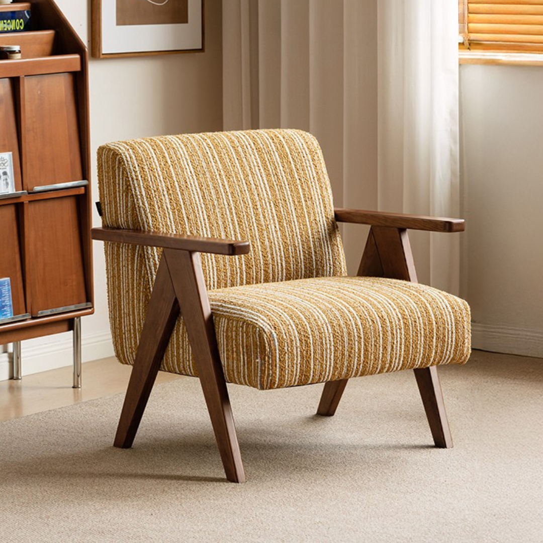 Fabric armChair American Retro