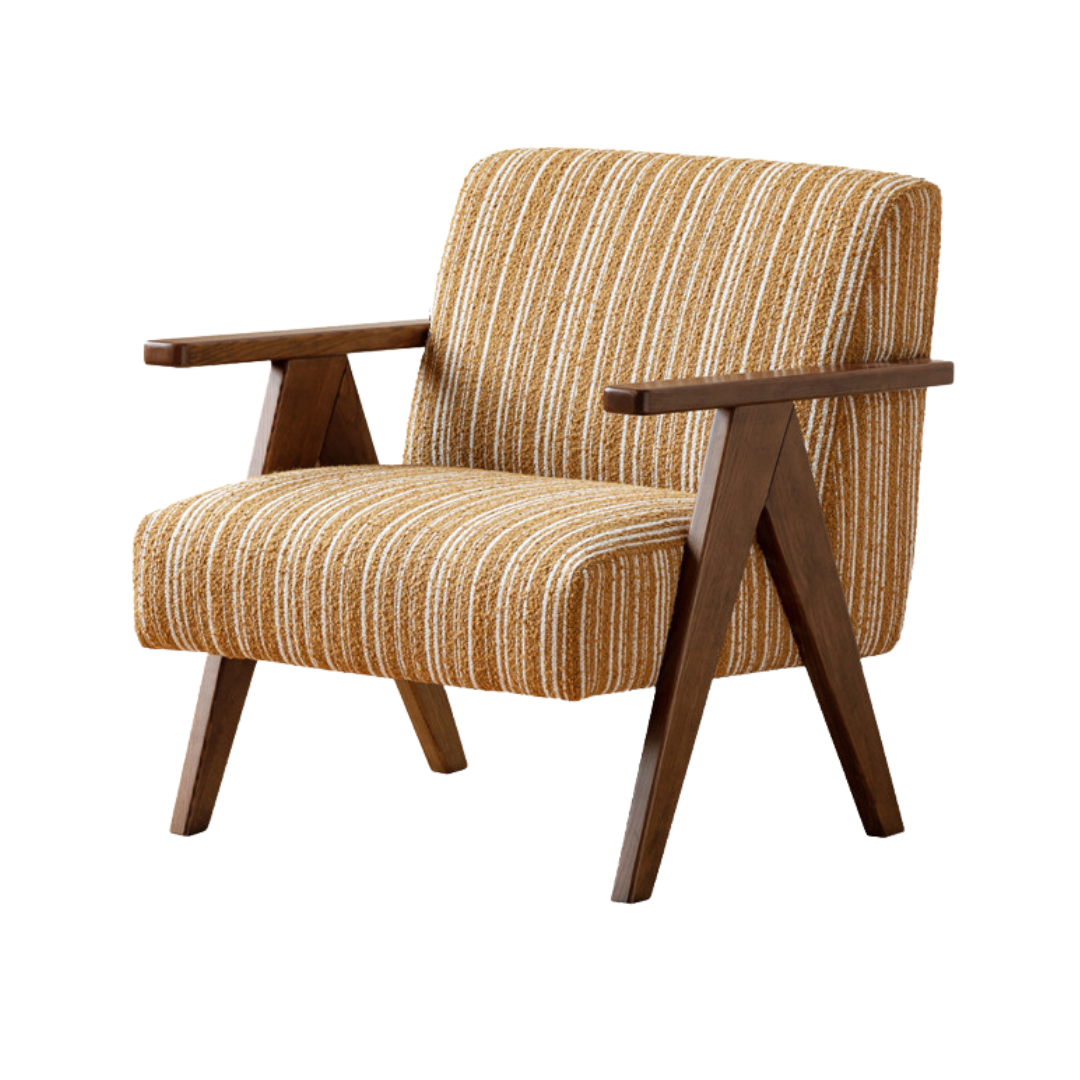 Fabric armChair American Retro
