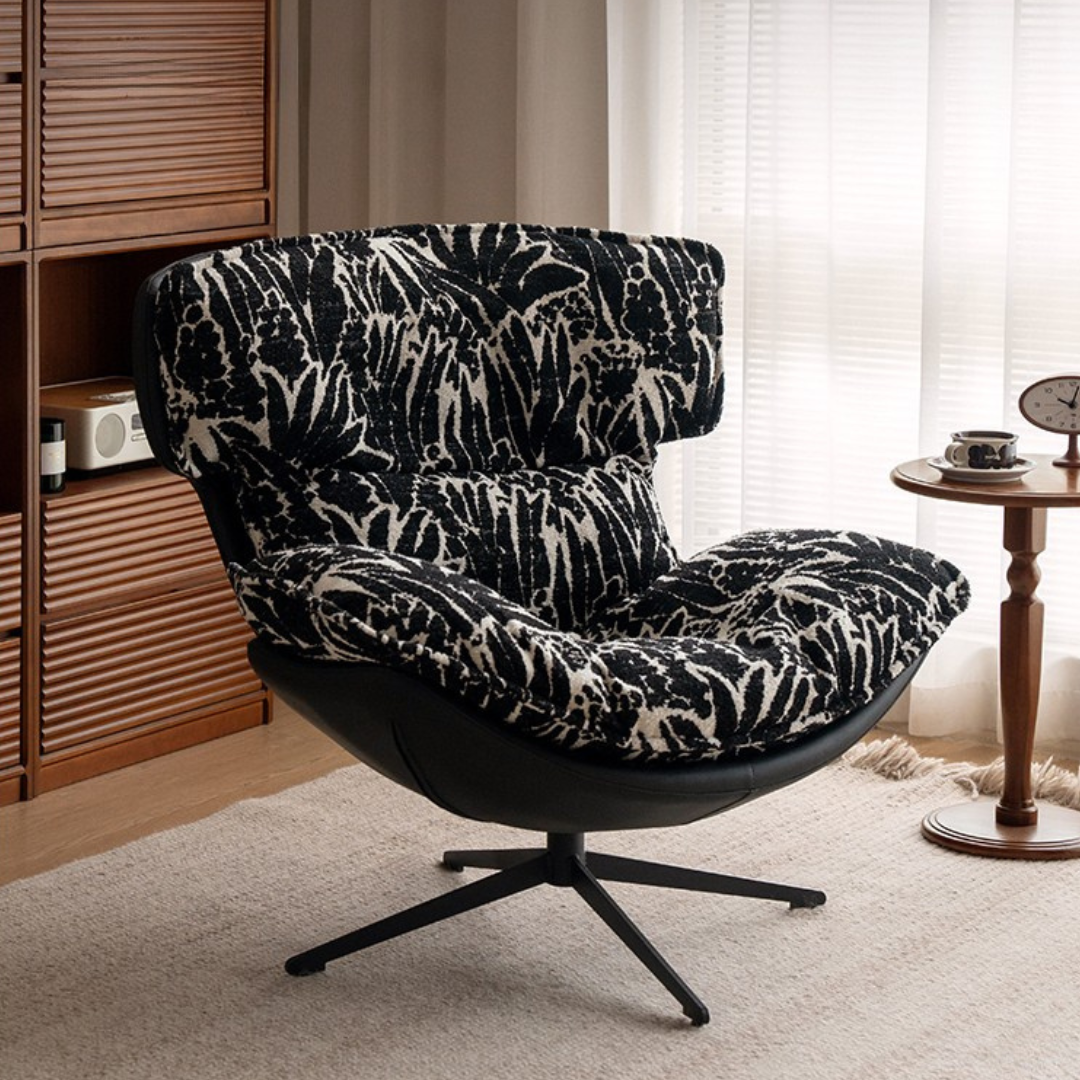 Retro Rotating Eggshell Chair