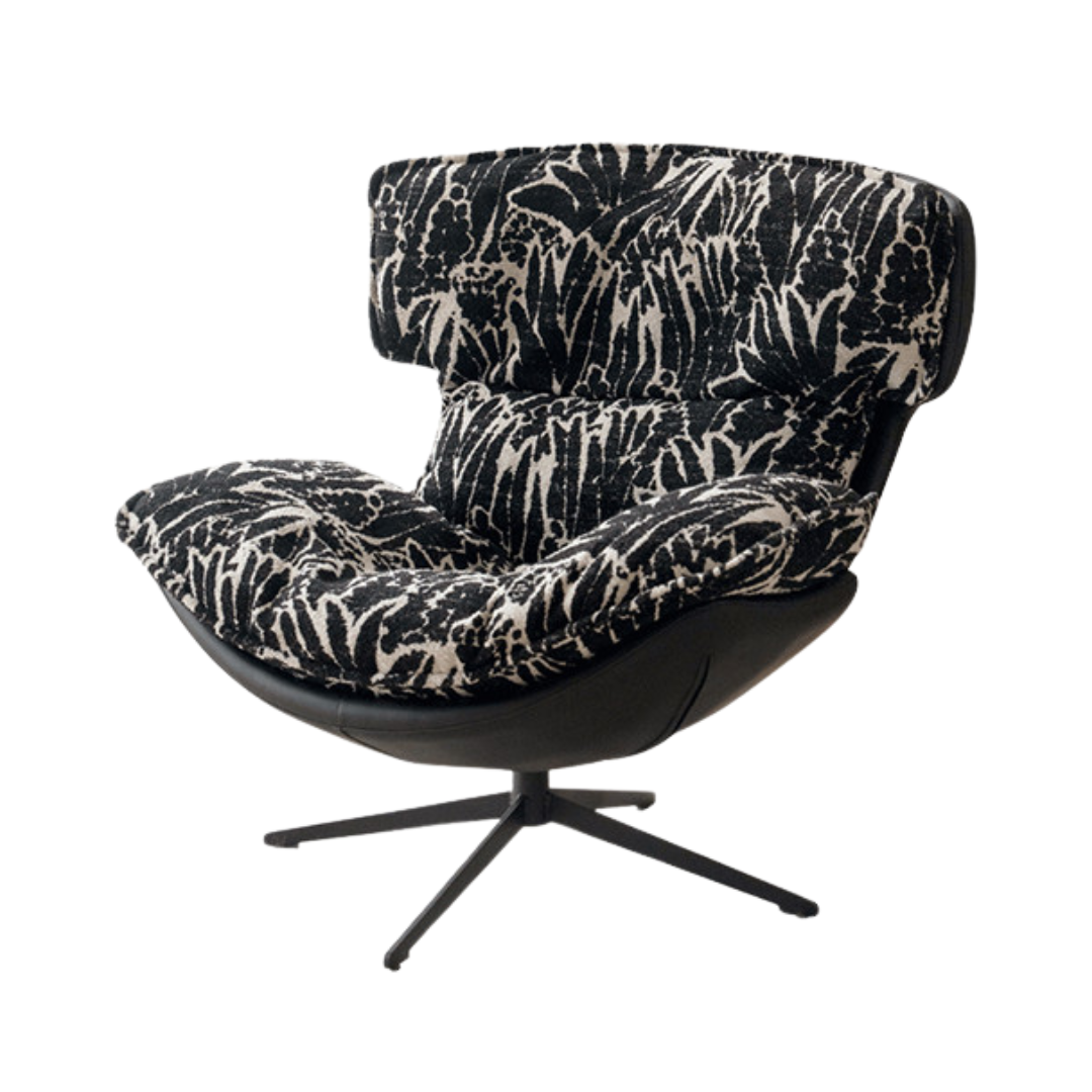 Retro Rotating Eggshell Chair