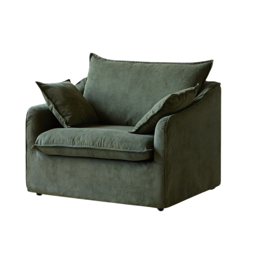 Fabric Sofa armChair corduroy