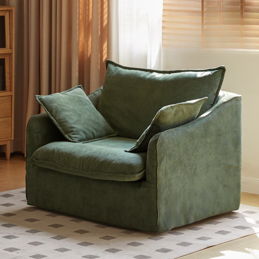 Fabric Sofa armChair corduroy