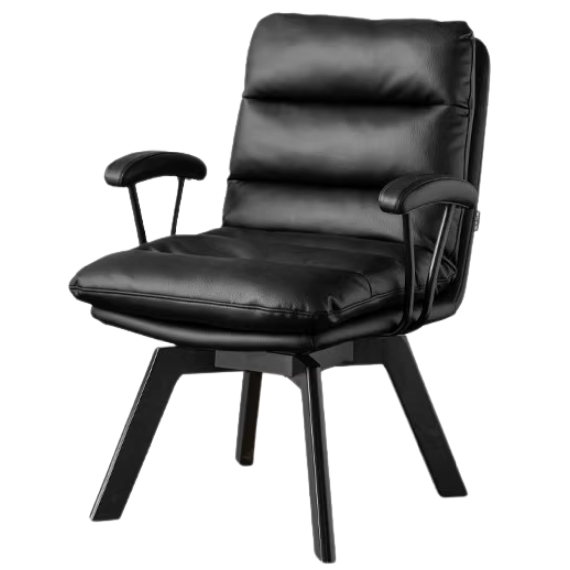 Beech Solid Wood Rotating Chair Technical Fabric