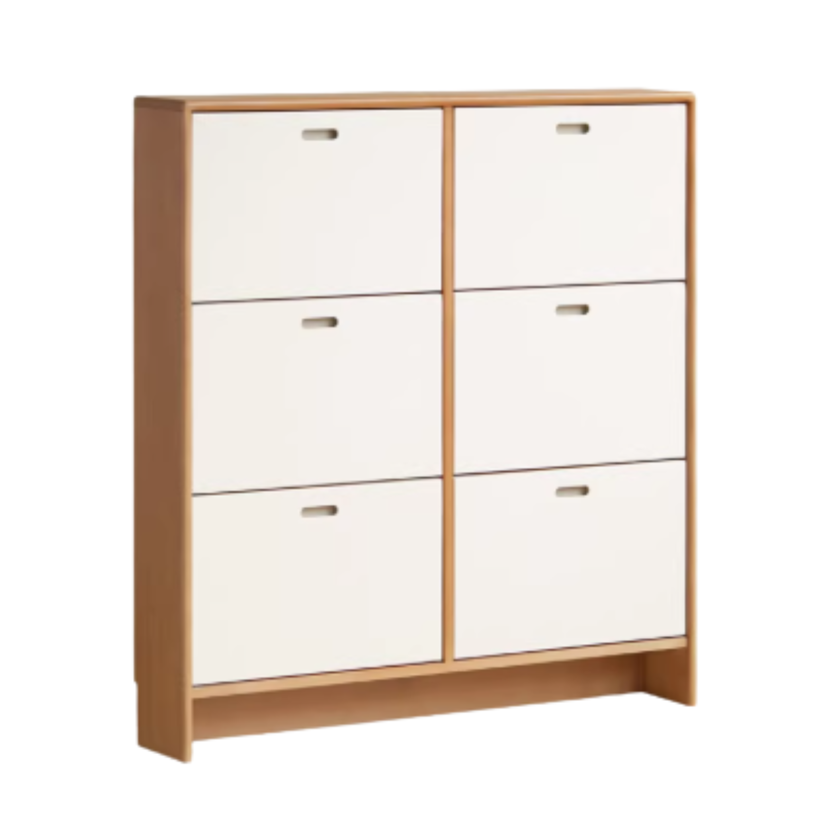 Birch Solid Wood Ultra-Thin Shoe Cabinet