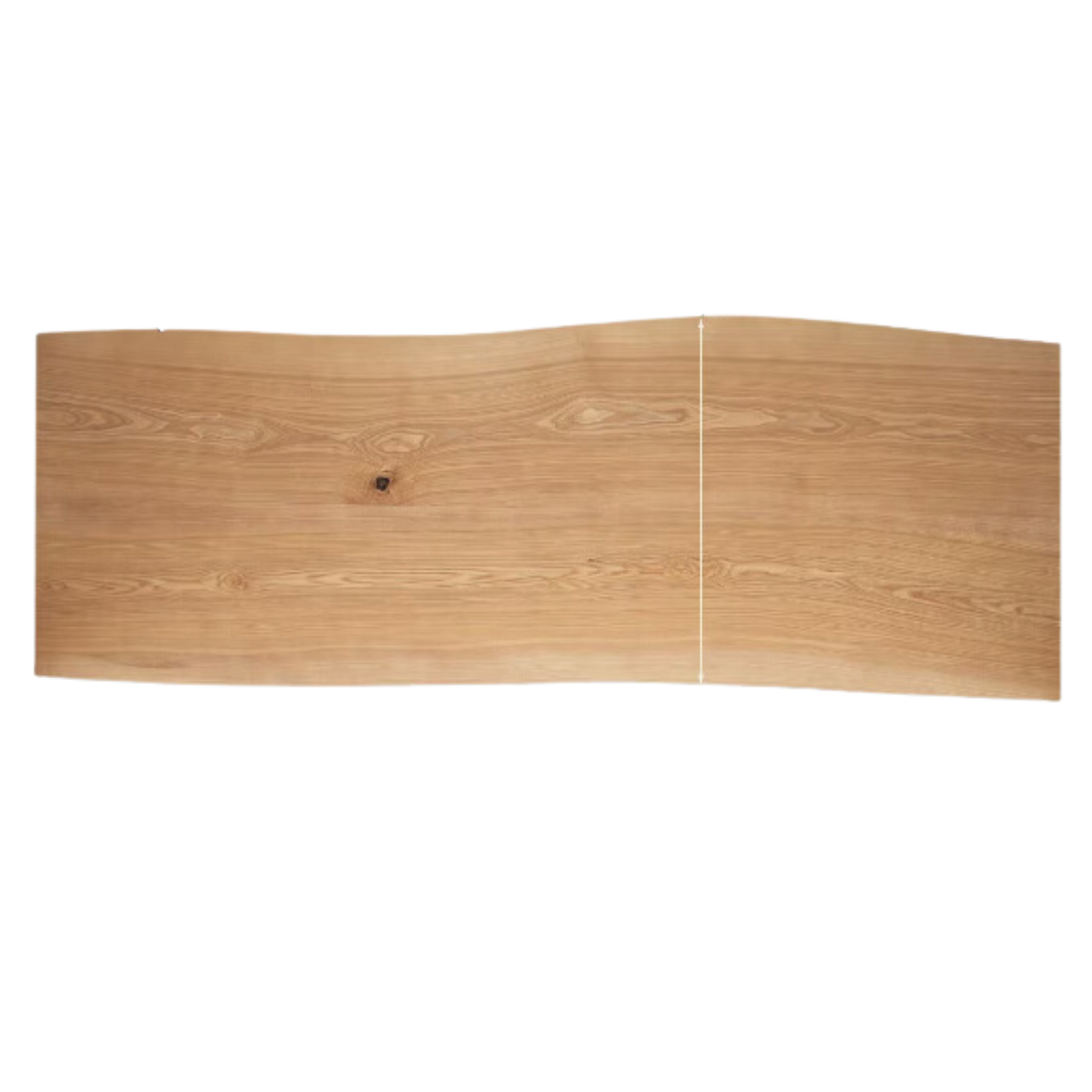 Ash solid wood large board natural edge for dining table