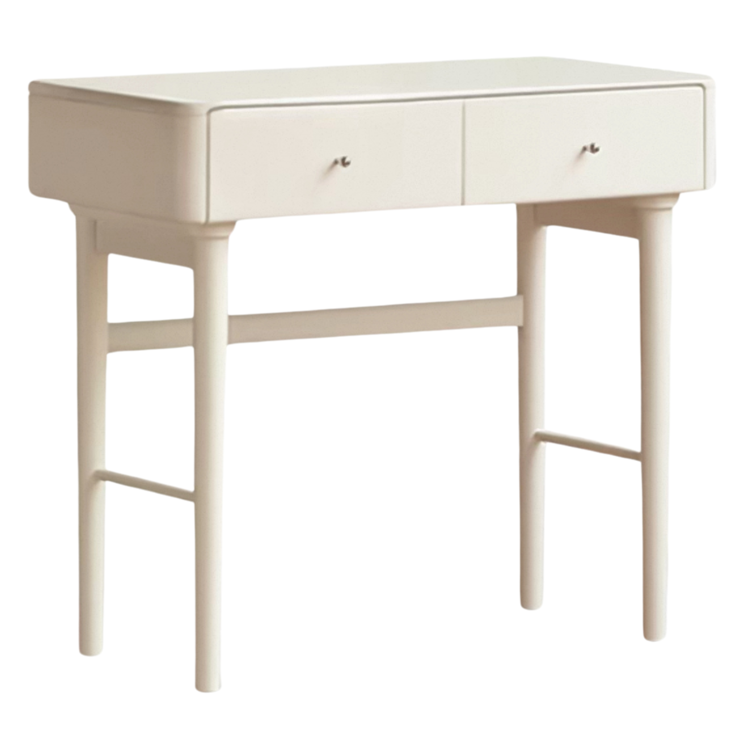 Solid Rubberwood Telescopic Multifunctional Vanity Table