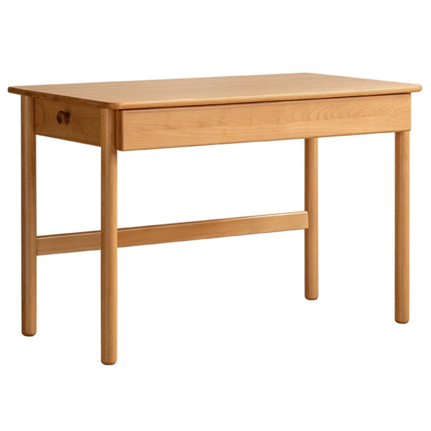 Oak, Beech Solid Wood Children's Ctudy Desk Bookshelf Integrated