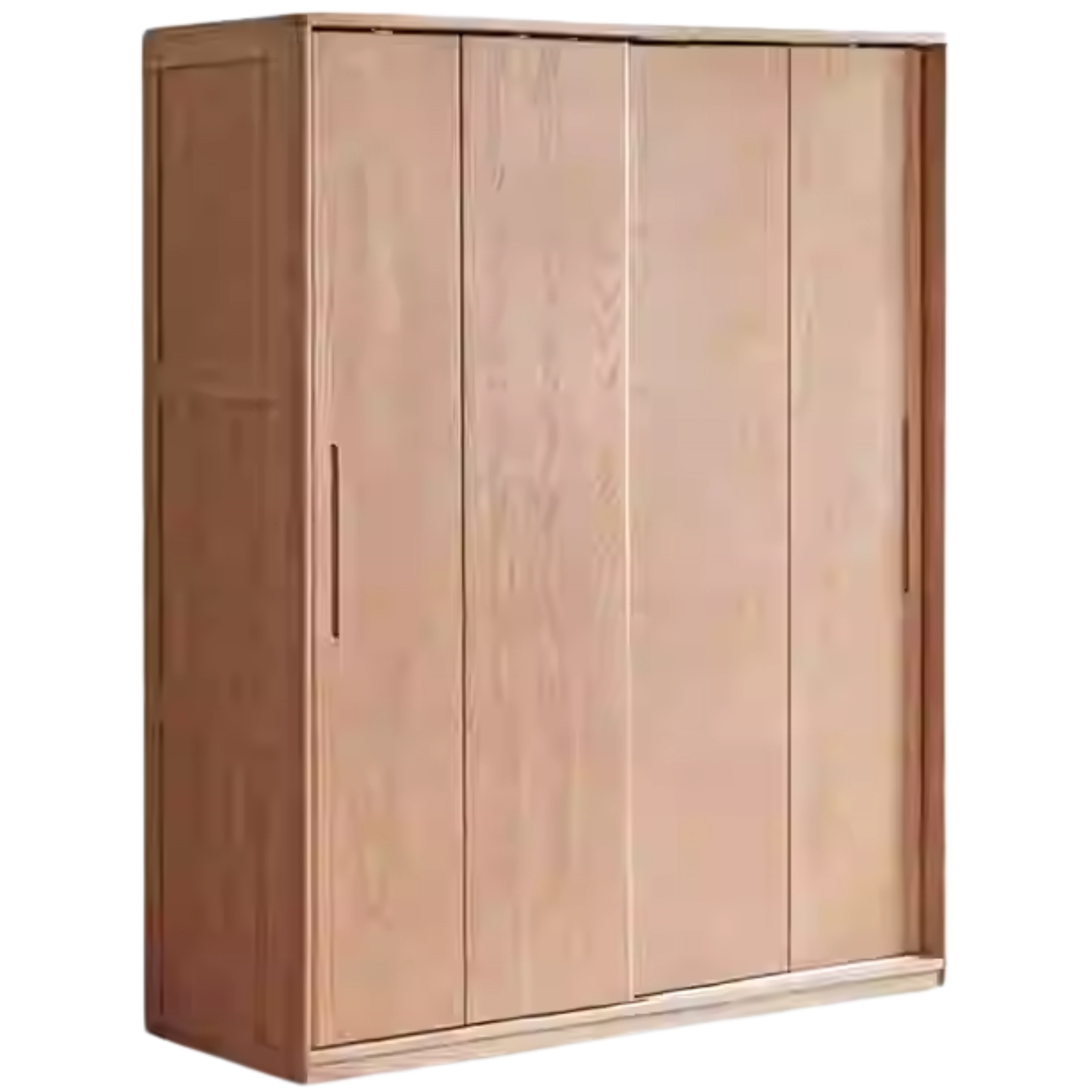 Oak, Ash Solid Wood Wardrobe Sliding Door