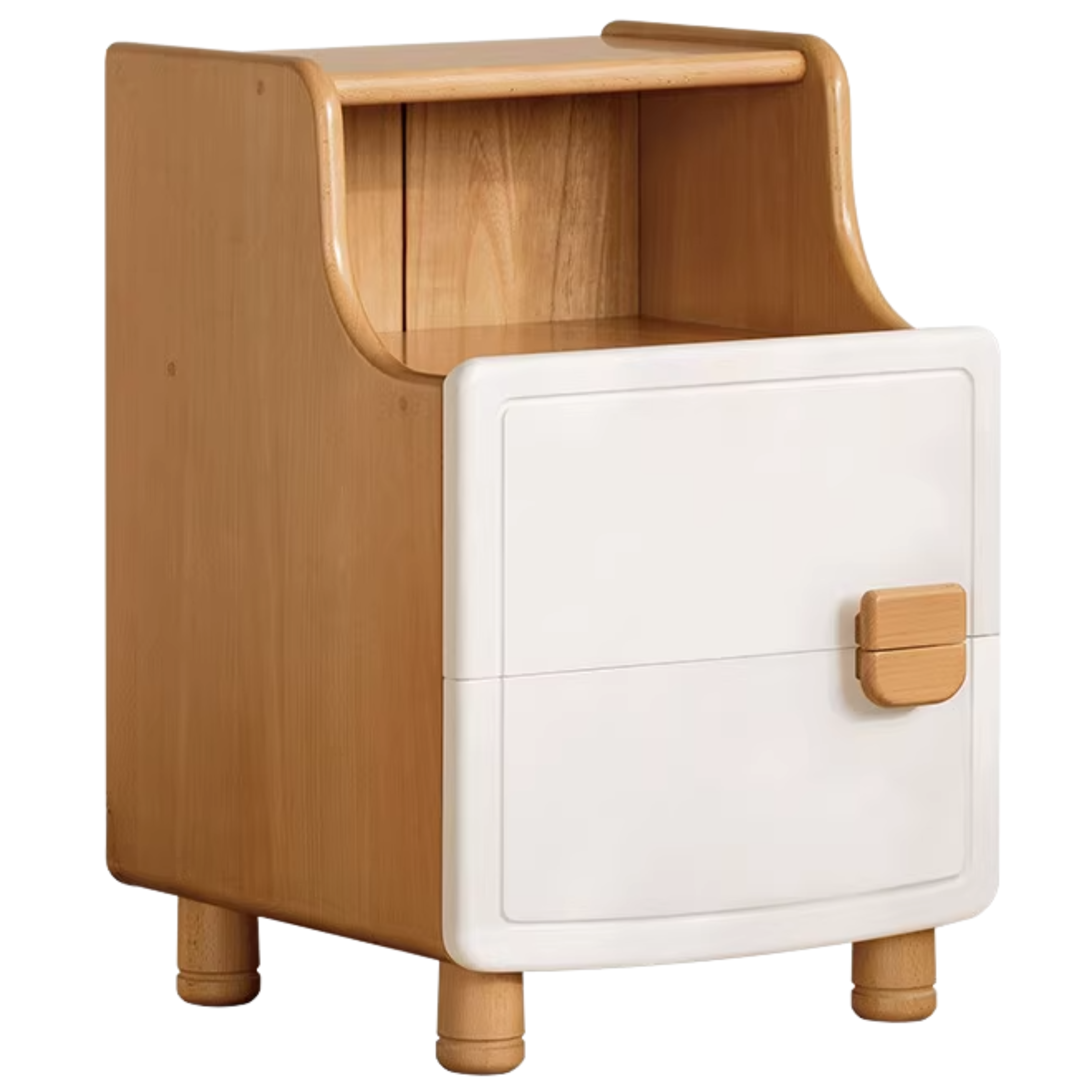 Beech Solid Wood Modern Kids Nightstand