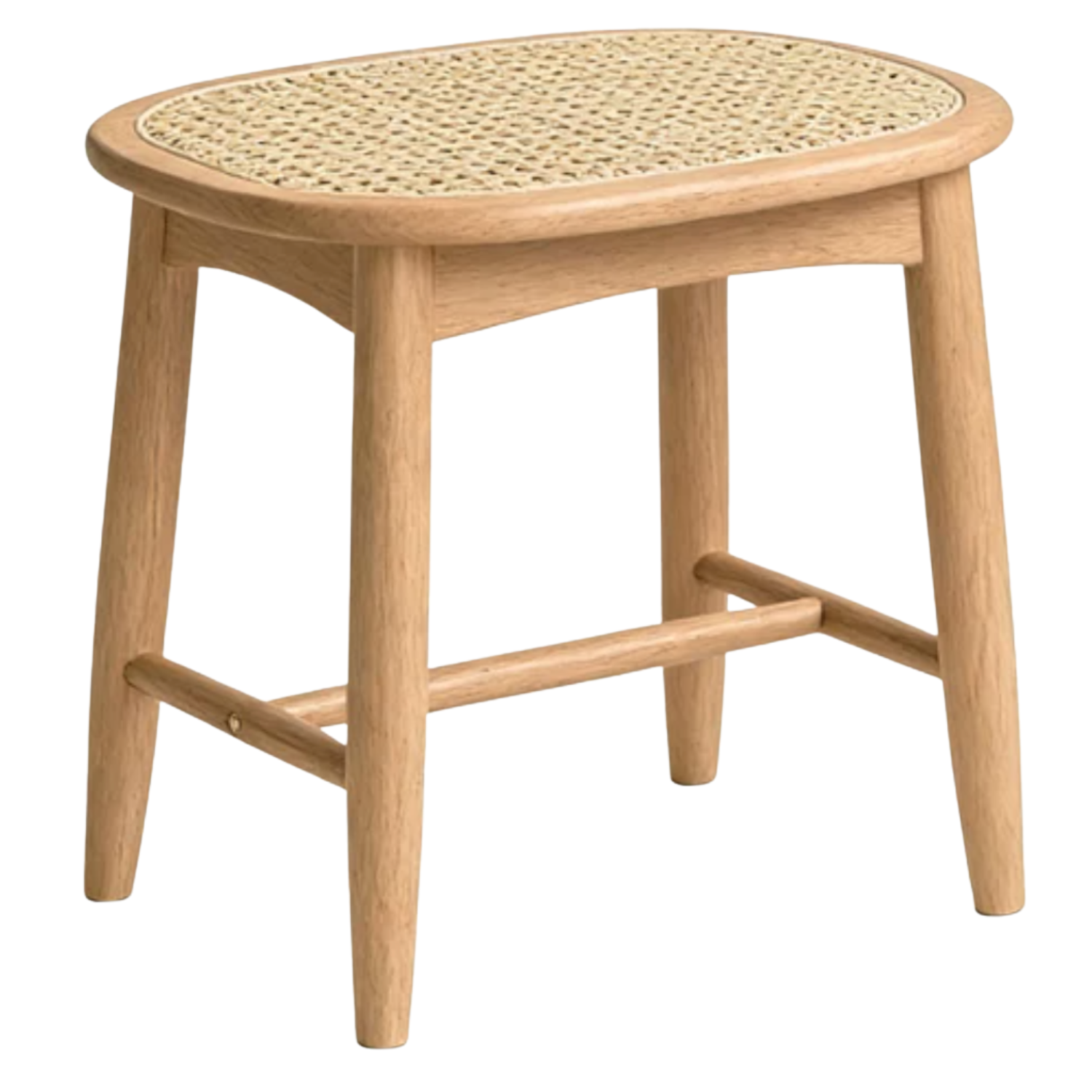 Black Walnut, Oak Solid Wood Modern Makeup Stool