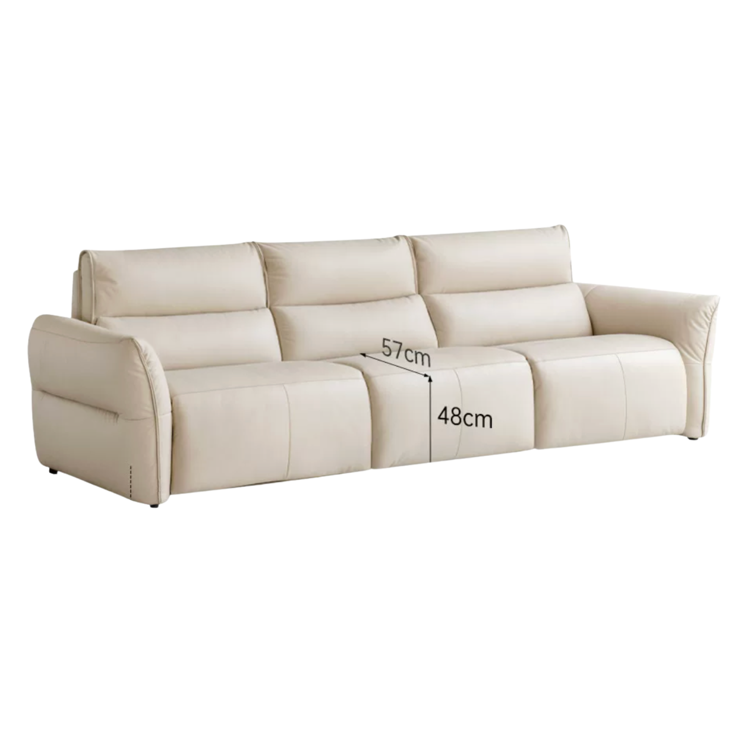 Genuine Leather Electric Luxury High Backrest Sofa