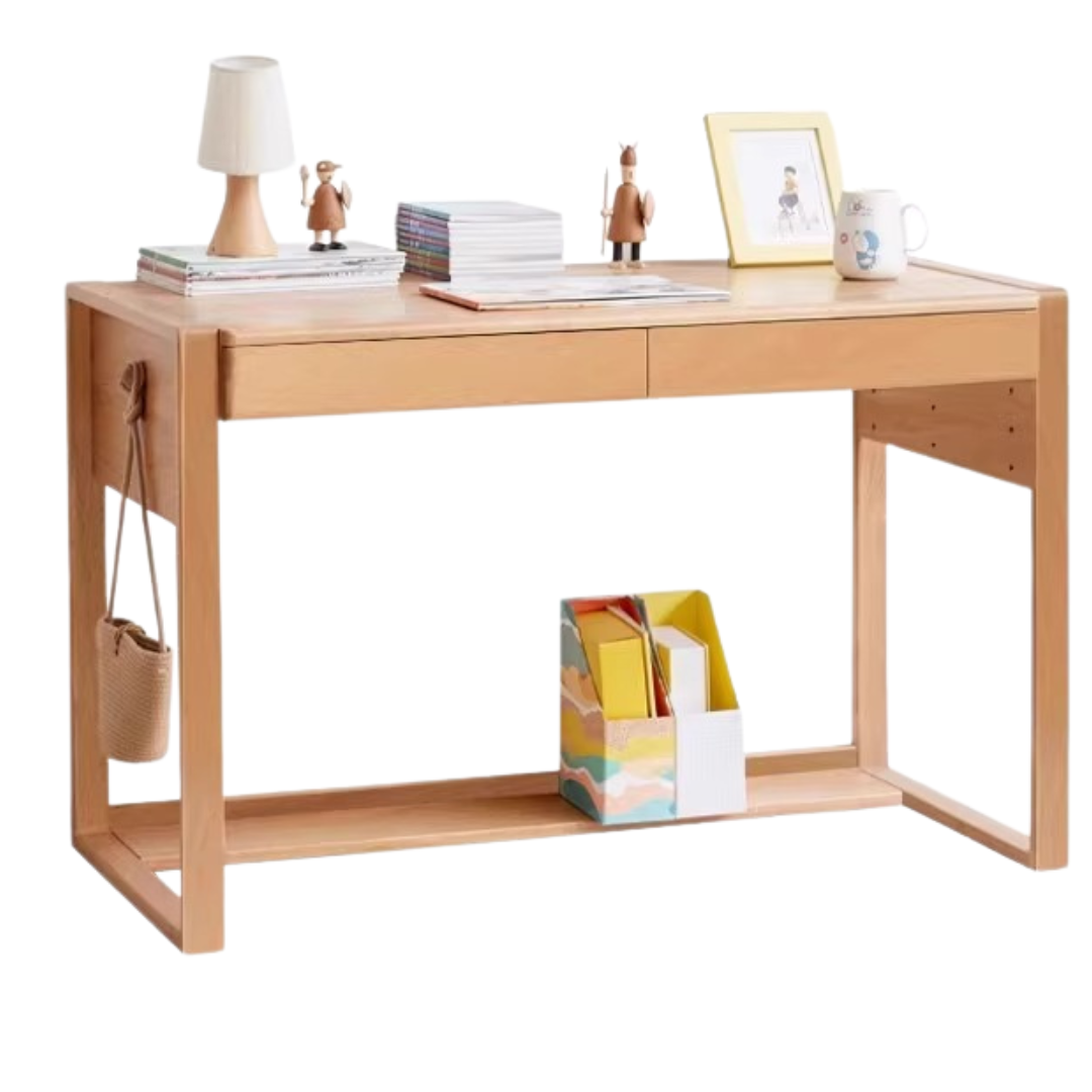 Beech, Oak Solid Wood Children's Desk