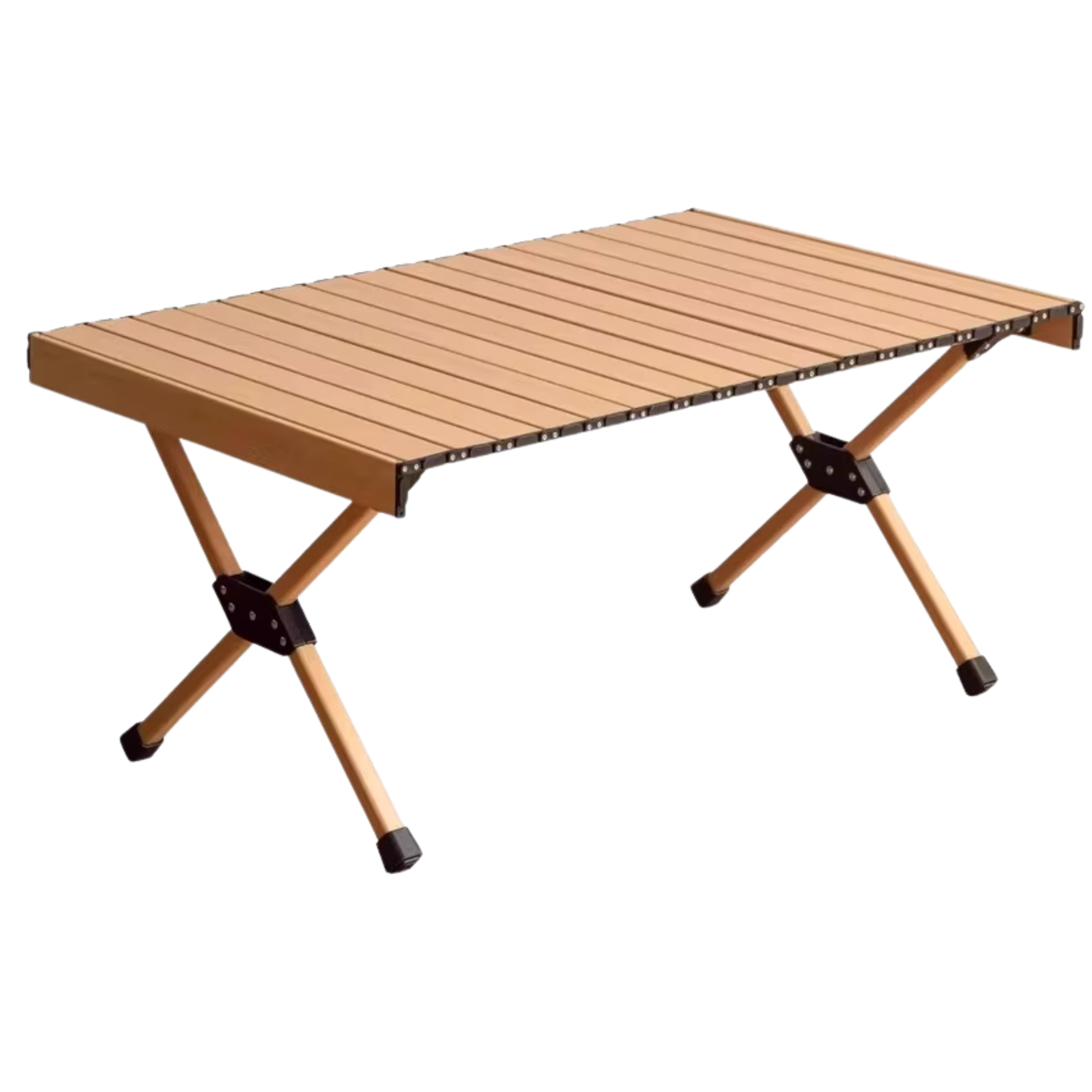 Aluminum alloy folding portable egg roll table