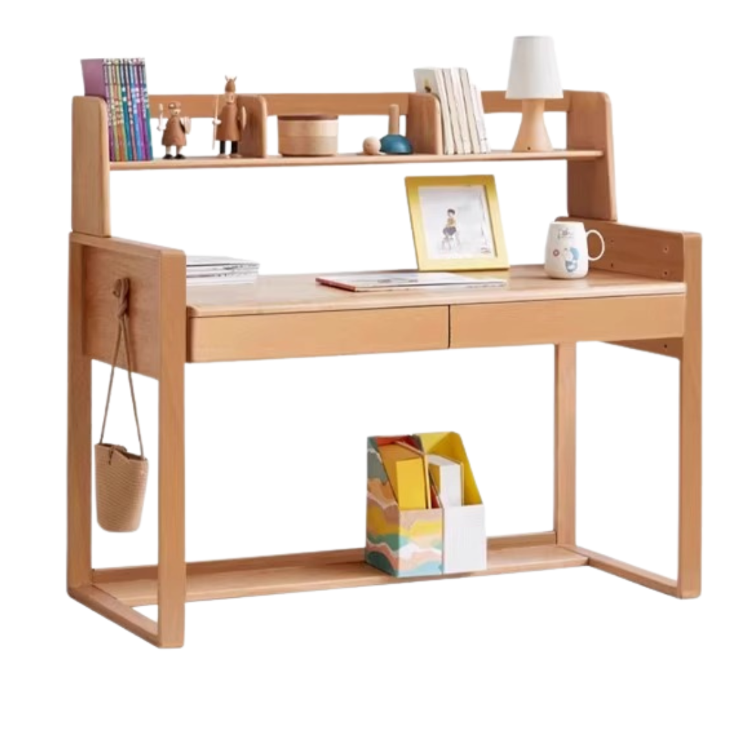 Beech, Oak Solid Wood Children's Desk