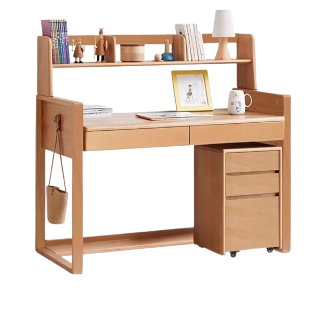 Beech, Oak Solid Wood Children's Desk