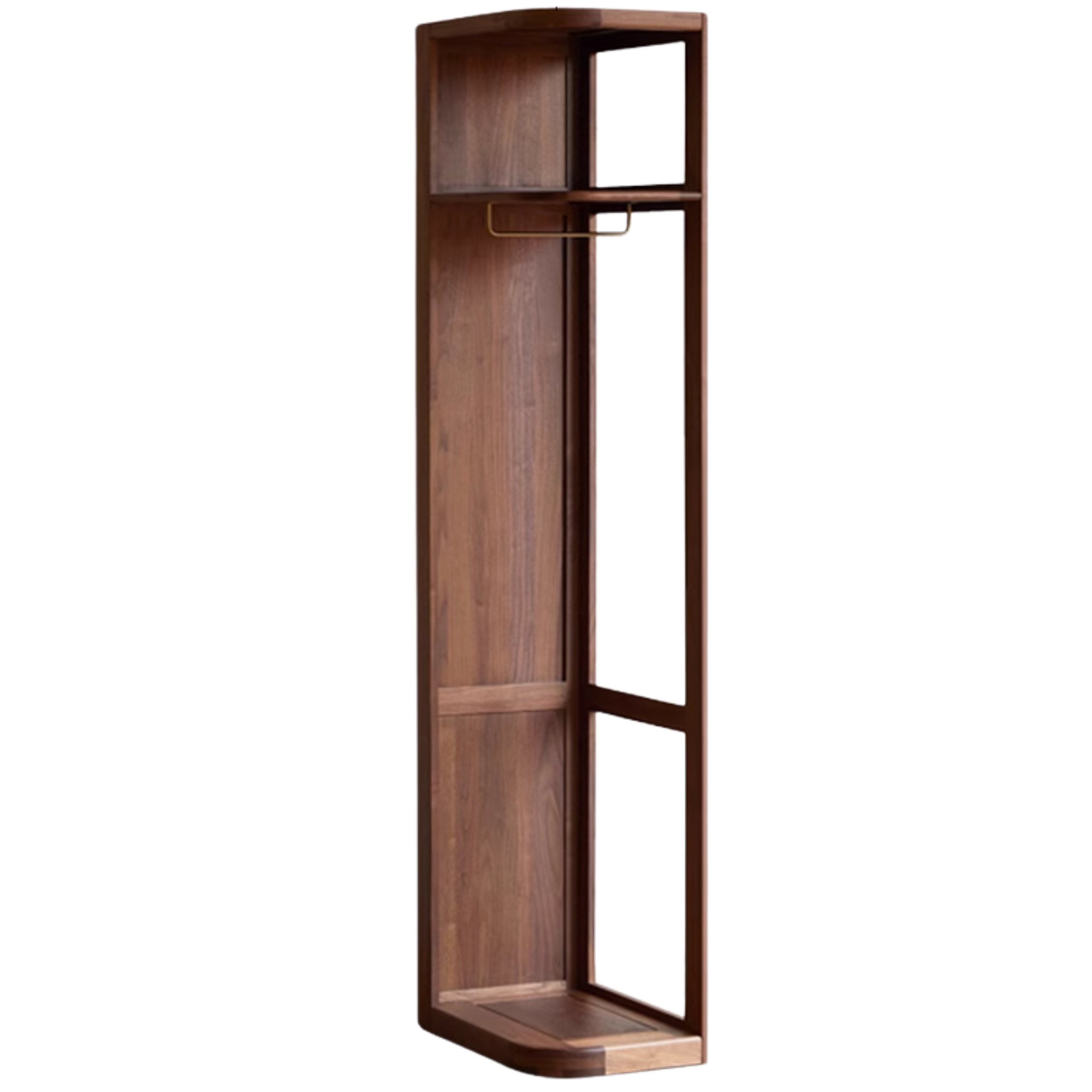 Black Walnut Solid Wood Large Wardrobe
