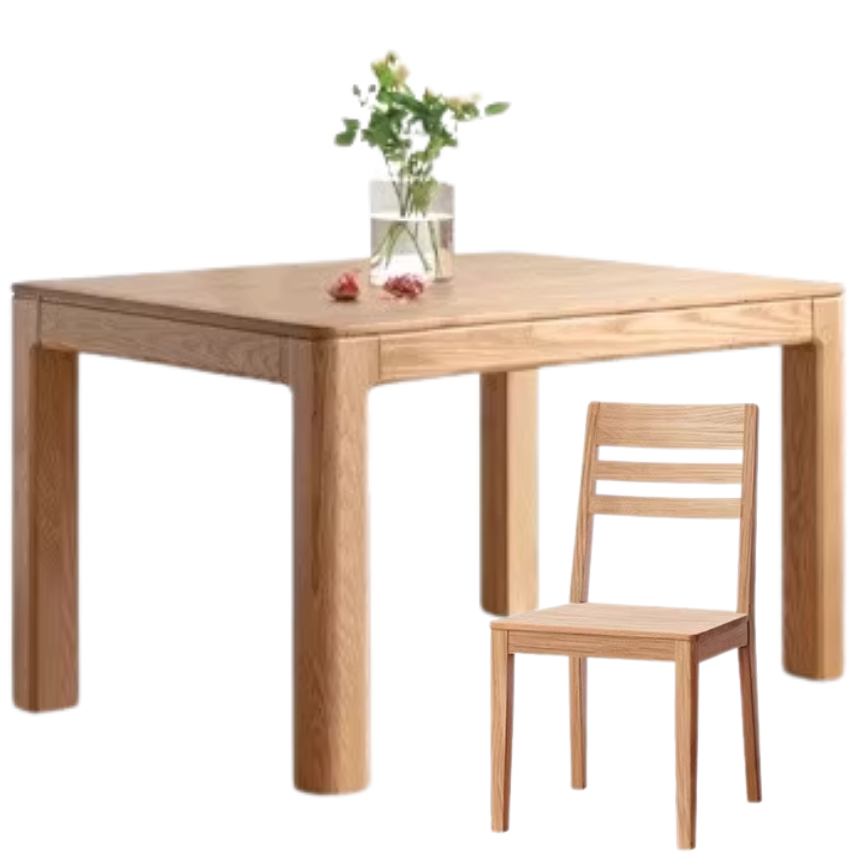 Oak, Ash Solid Wood Long Dining Table