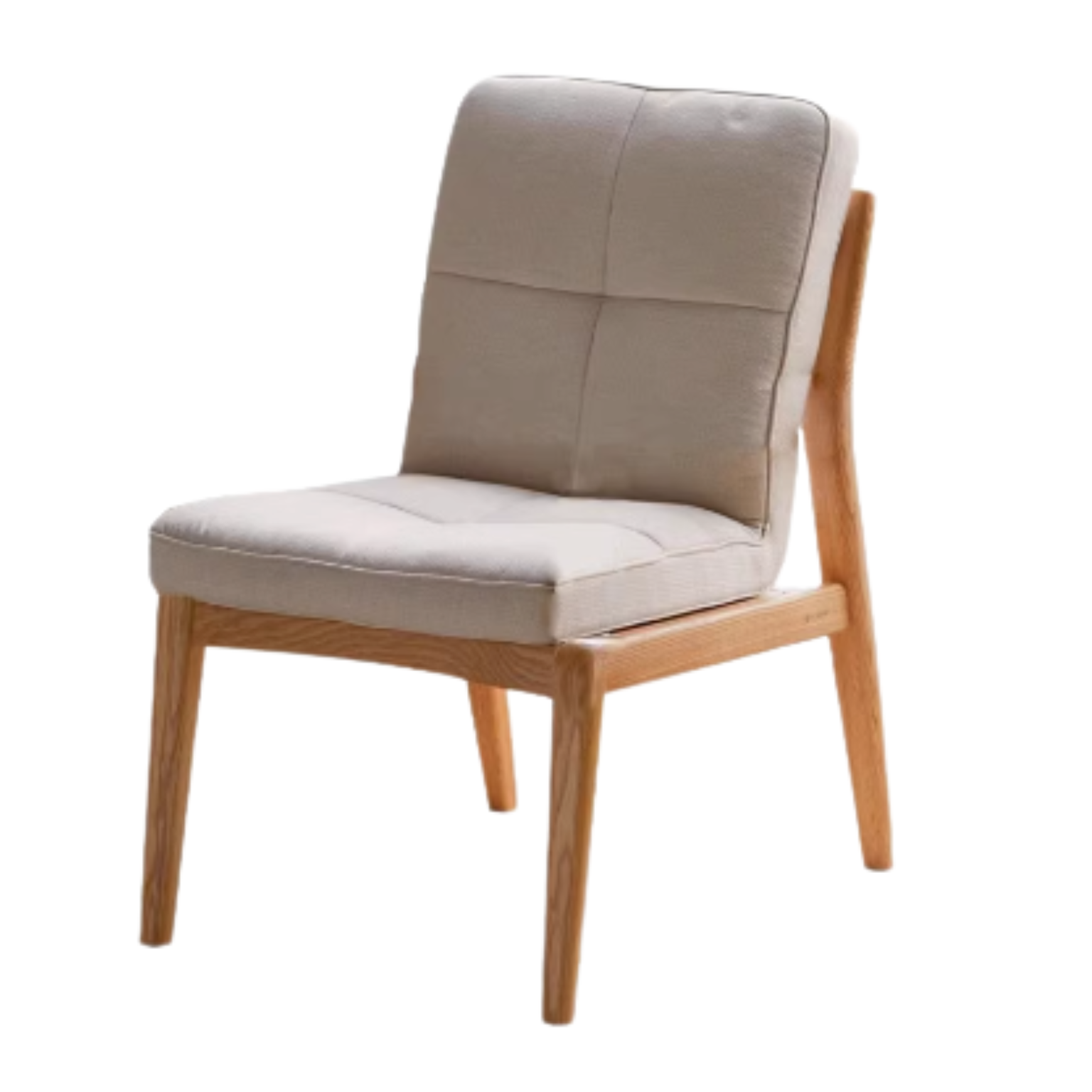 Oak Solid Wood Soft Padded Study Chair