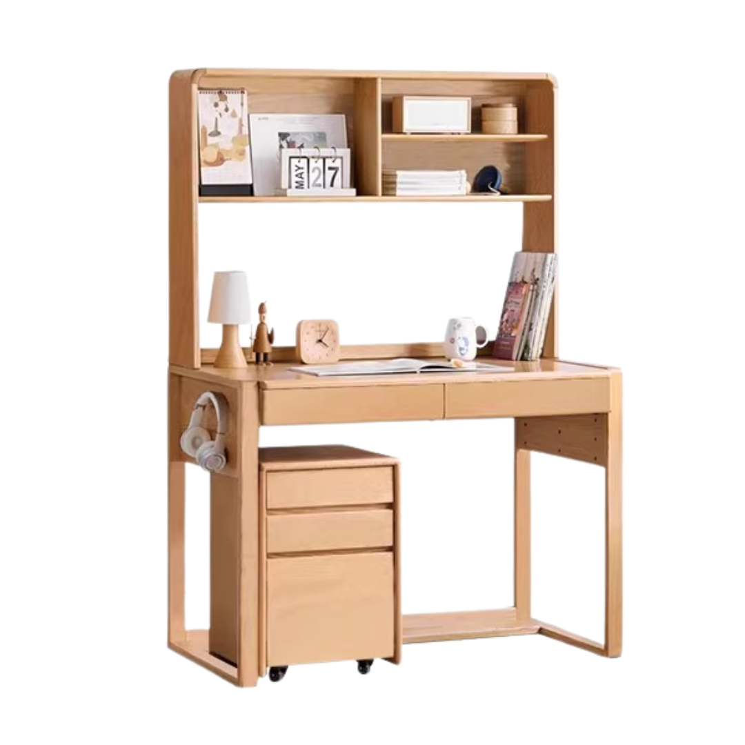 Beech, Oak Solid Wood Children's Desk