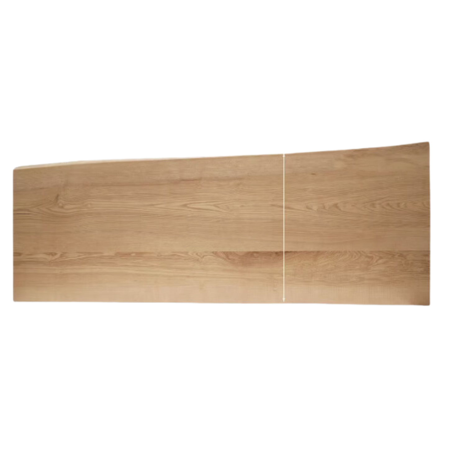 Ash solid wood large board natural edge for dining table