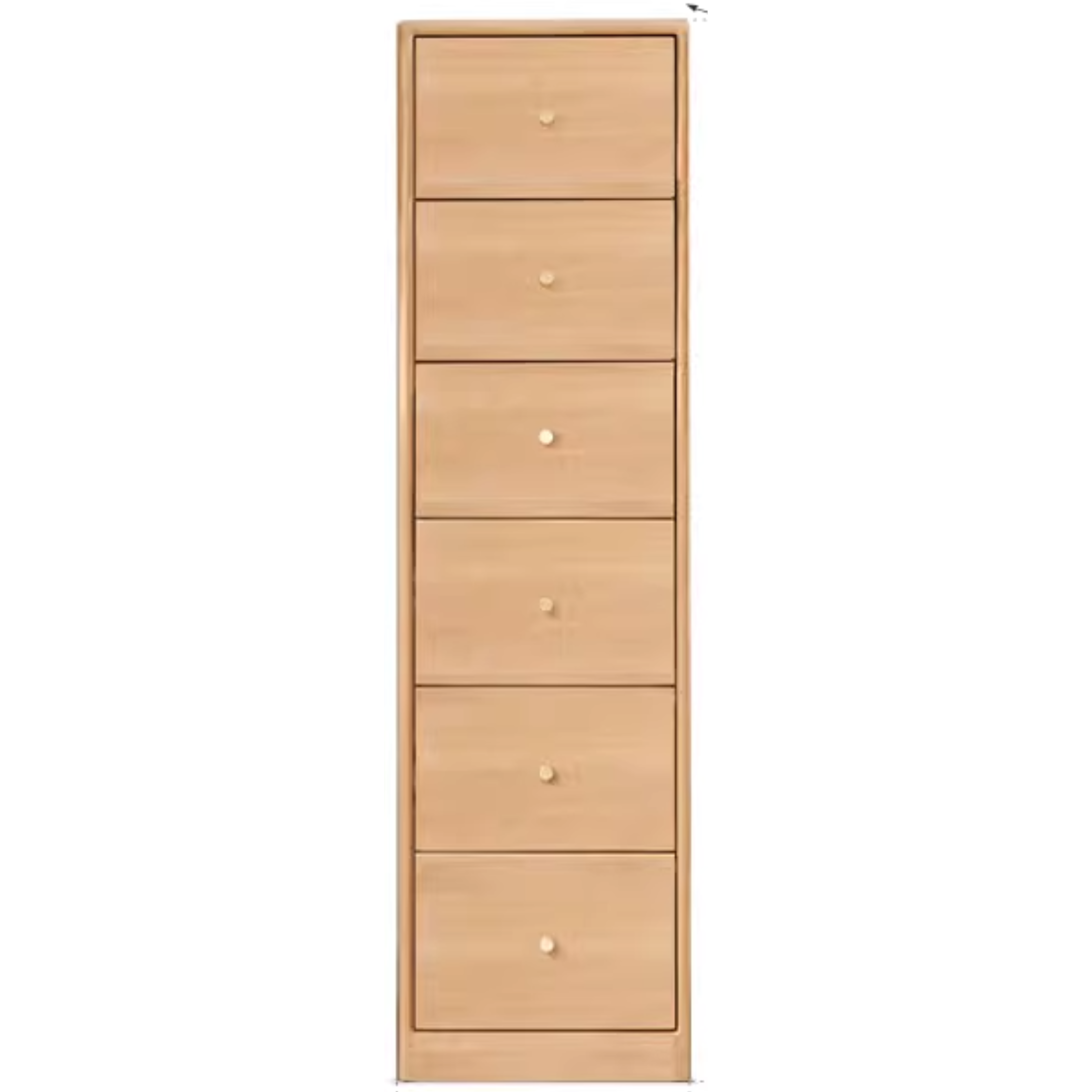 Oak, Beech Solid Wood Chest of Drawers ,Multi-Functional Storage Cabinet Combination