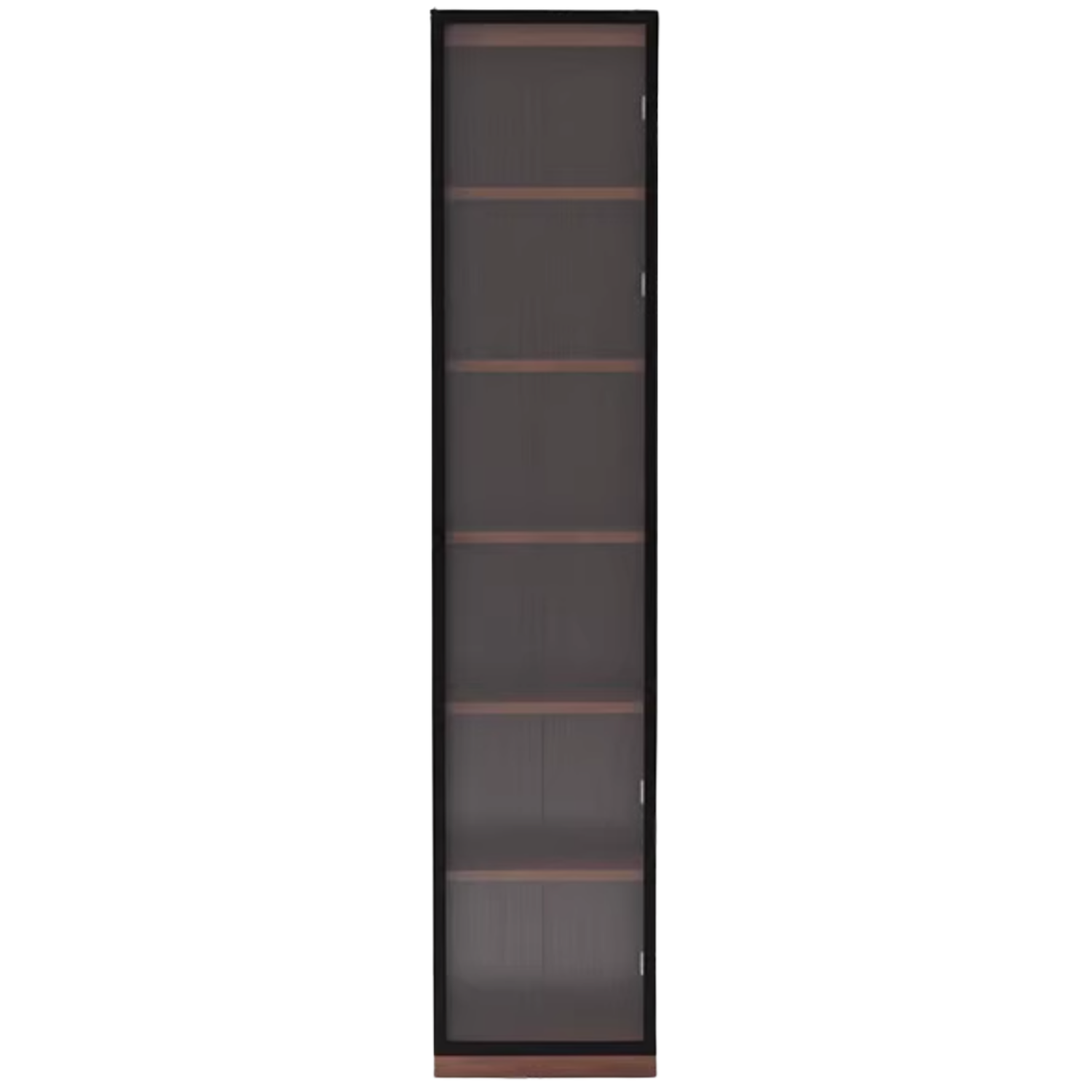 Solid Rubberwood, Oak Solid Wood Bookcase Modern With Glass Door