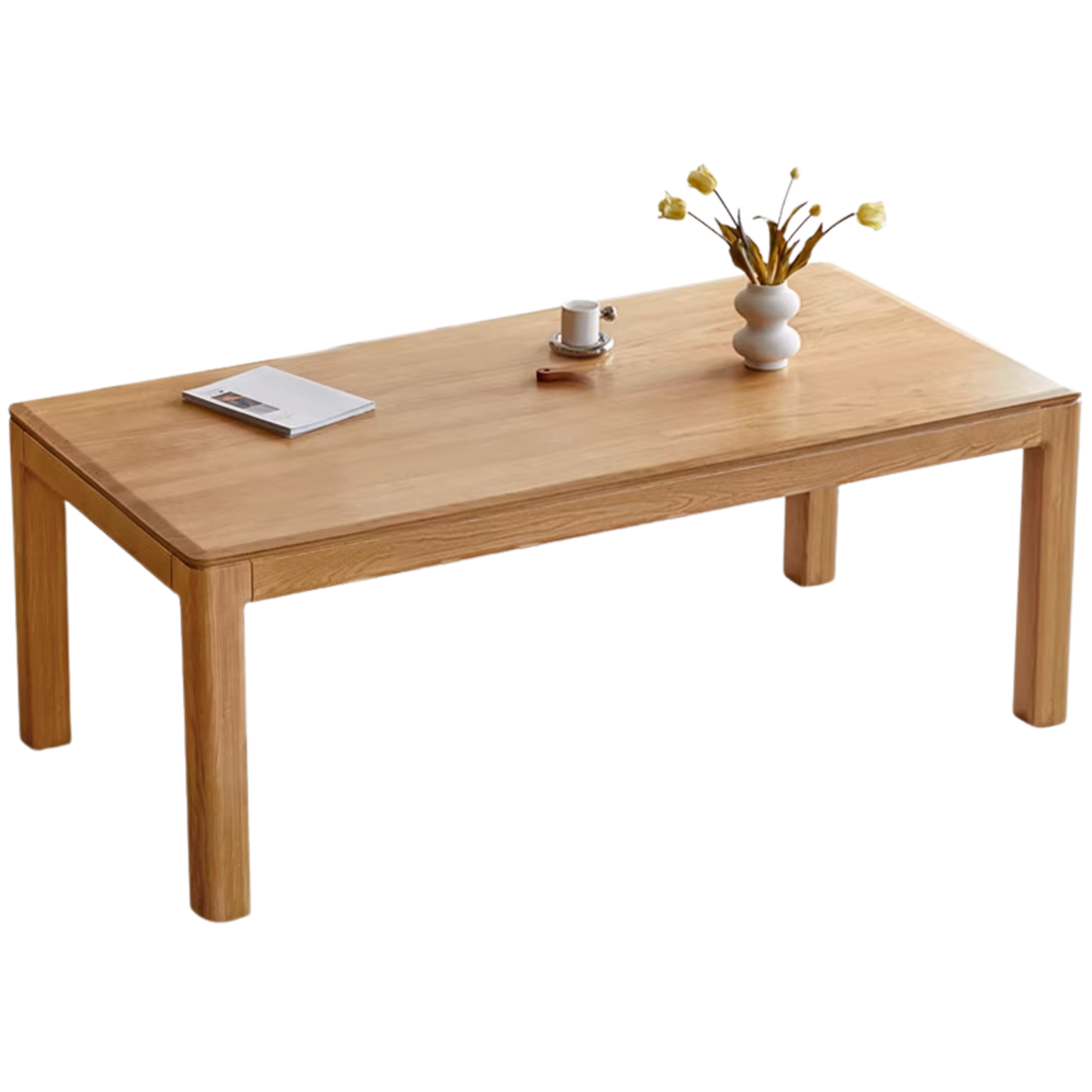 Oak, Ash Solid Wood Long Dining Table