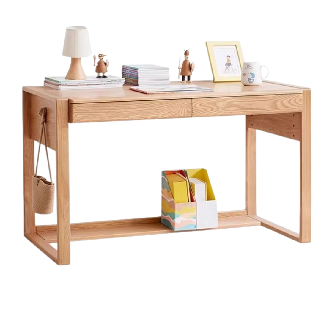 Beech, Oak Solid Wood Children's Desk