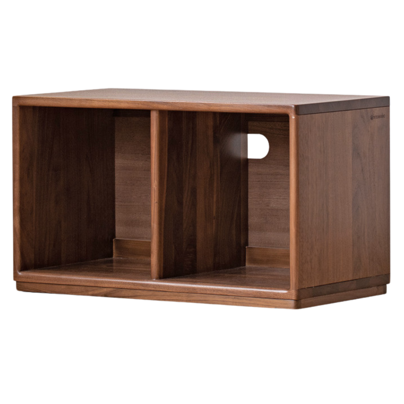 Black walnut Solid wood TV cabinet modern module combination storage-