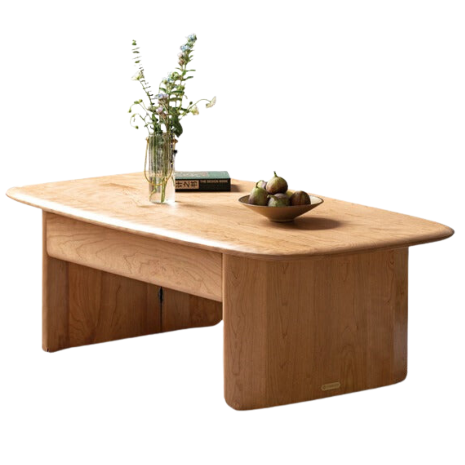 Cherry Wood Modern coffee Table-