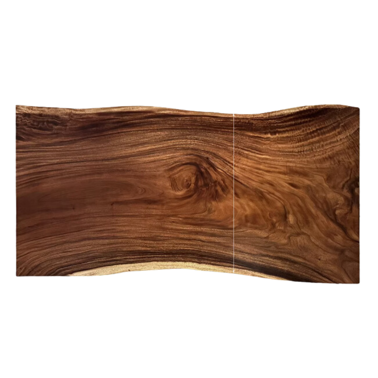 Black walnut Solid wood natural edge large top for dining table: