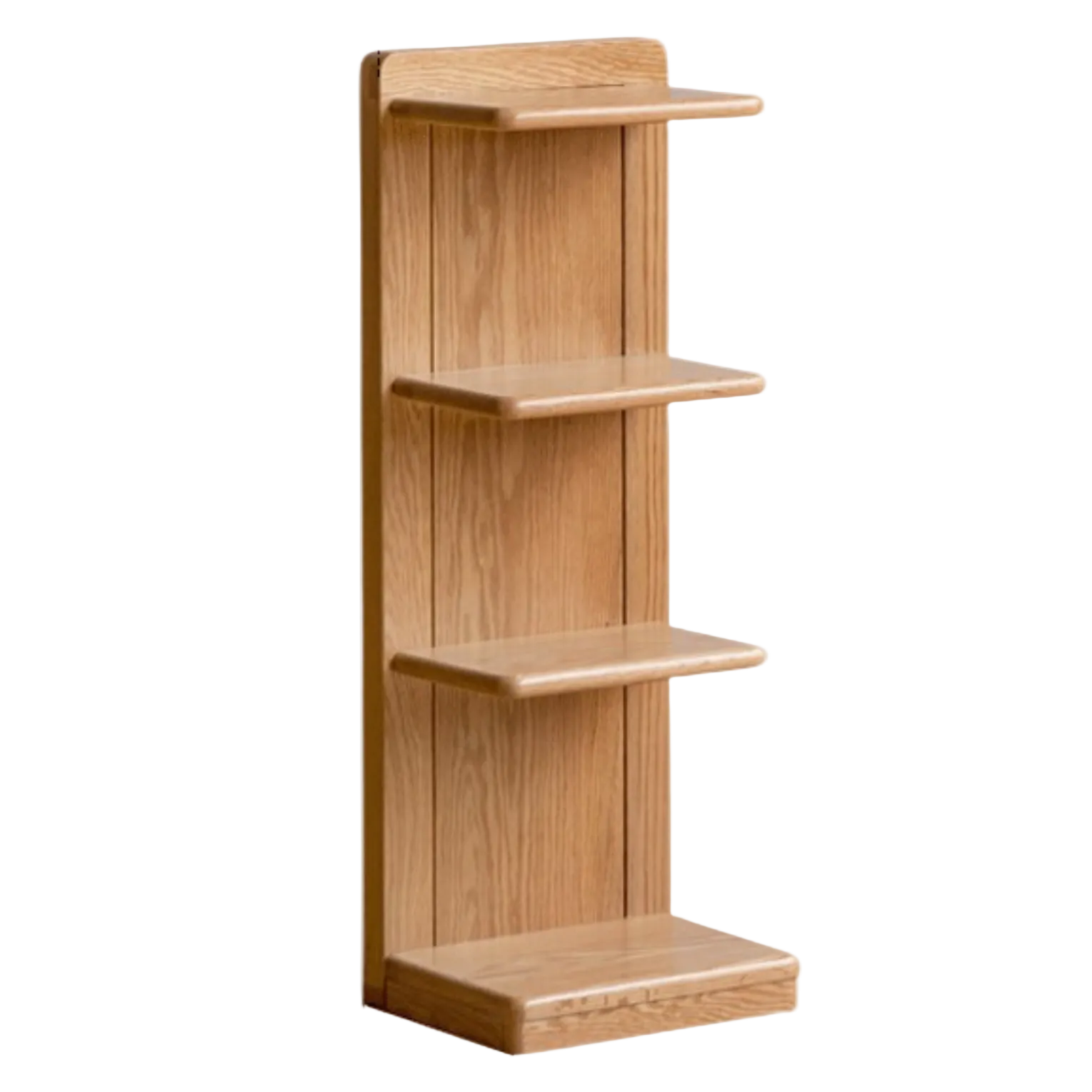 Solid Rubberwood, Oak Solid Wood Multi-layer Storage Rack