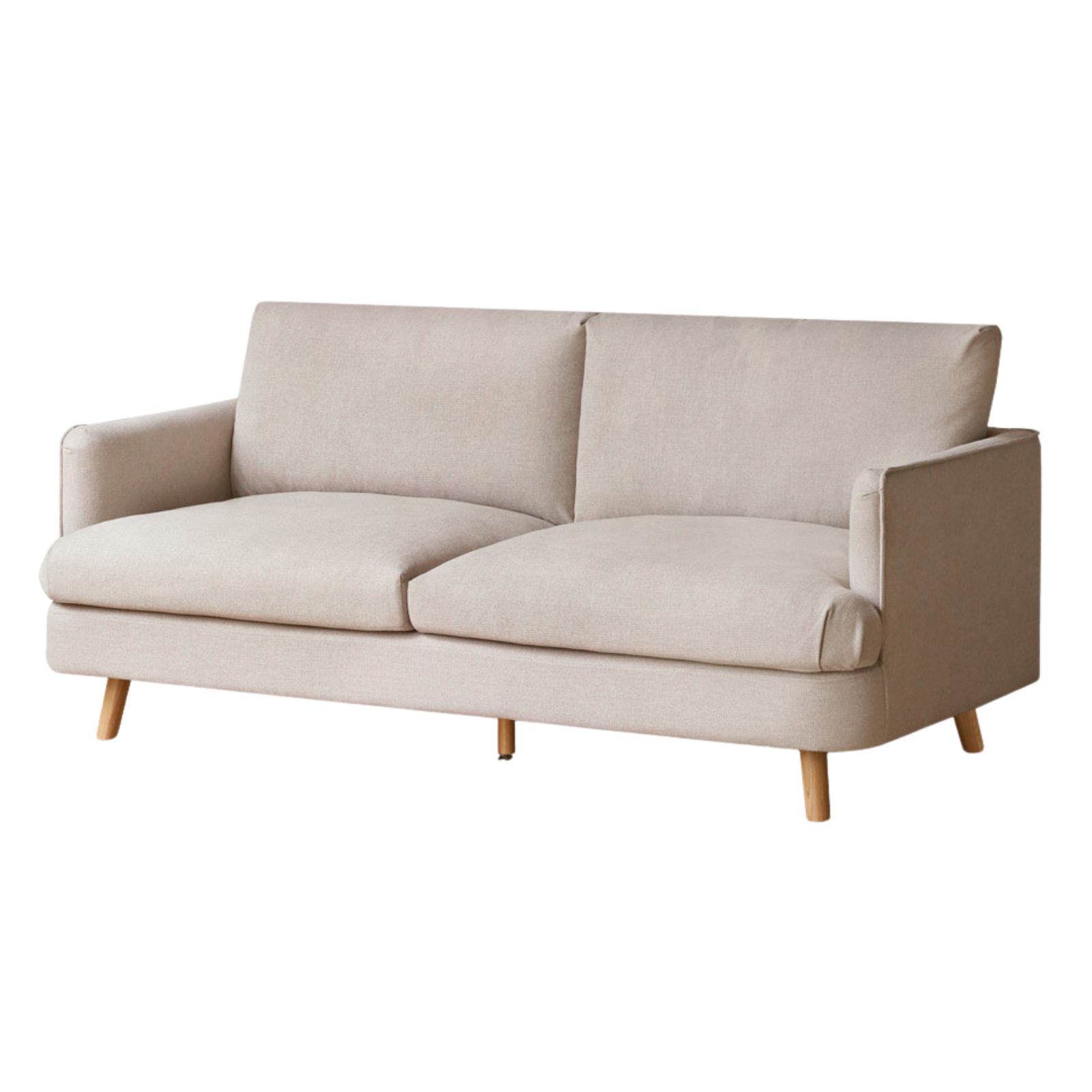 Velvet Retro straight-row sofa