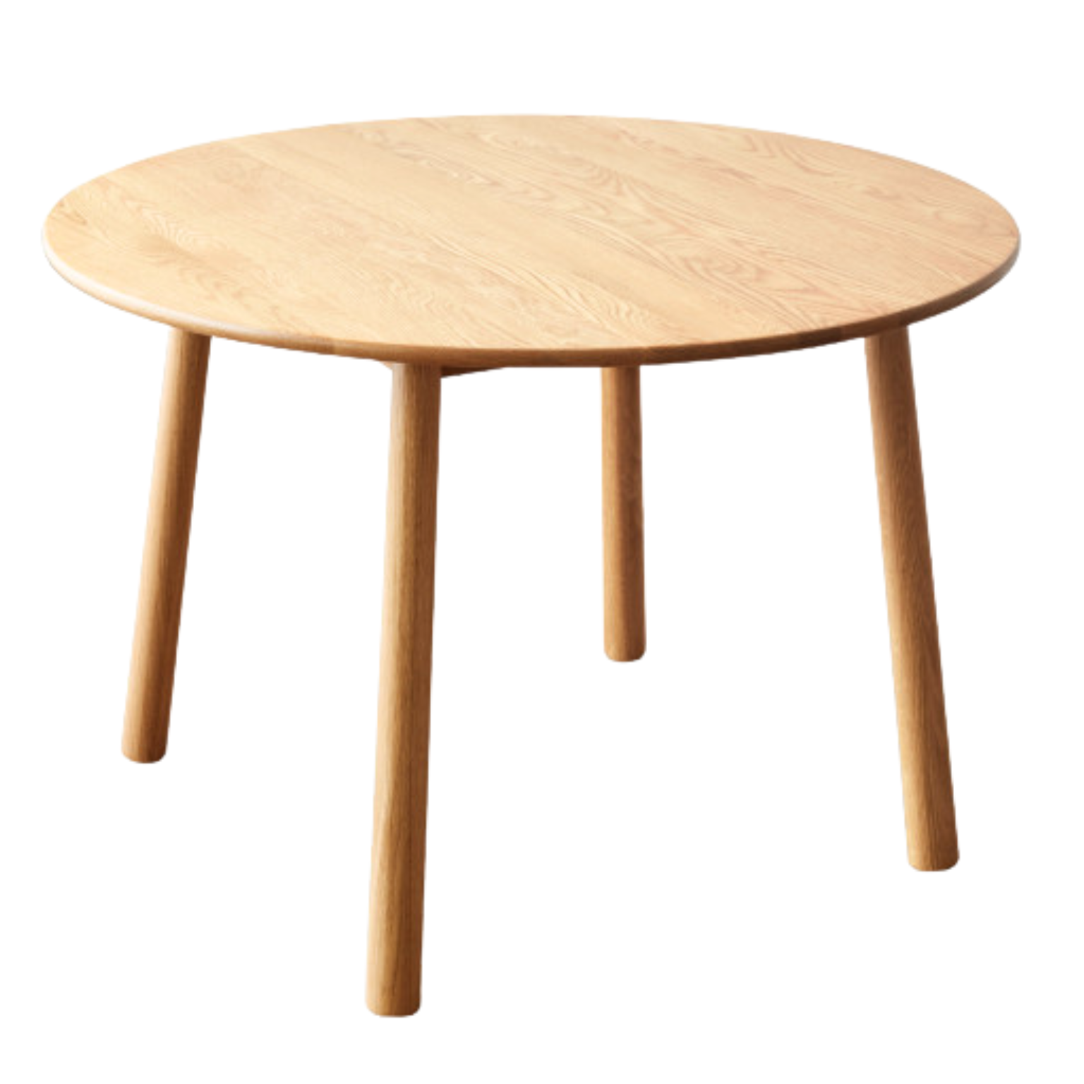 Oak Solid Wood Round Dining Table