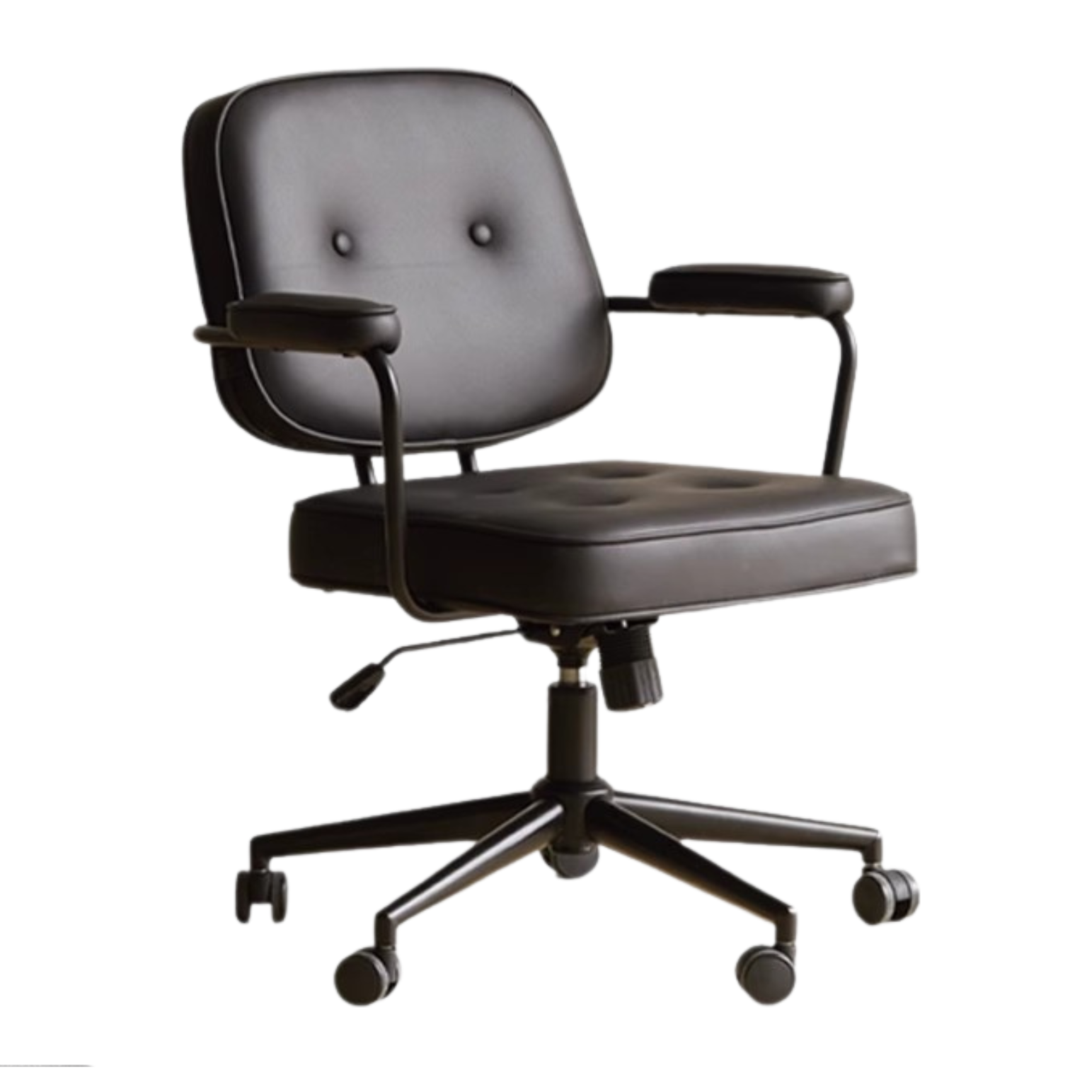 Leather Modern Liftable Armchair Office Chair