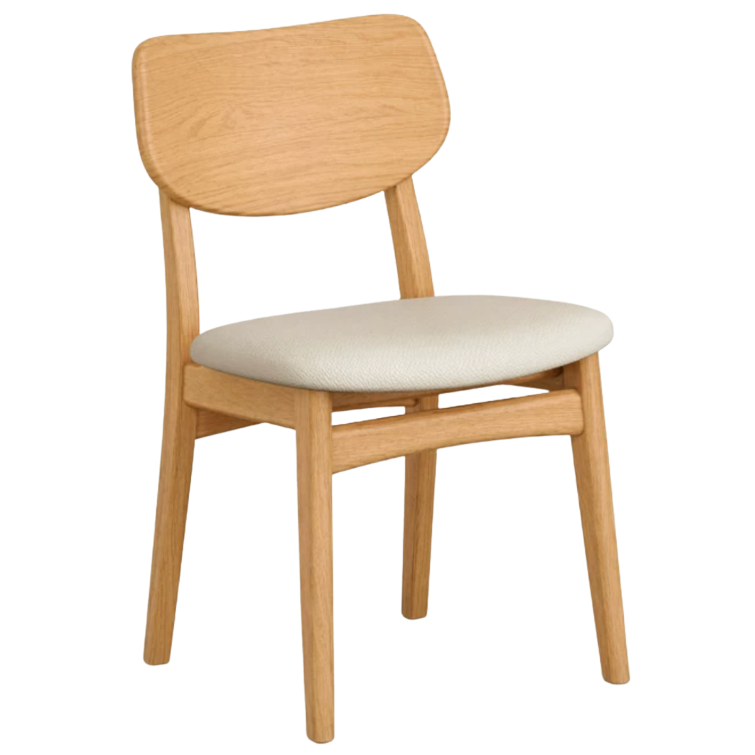 Set 4 pcs Black Walnut, Ash, Oak, Beech, Solid RubberWood - Dining Chair Modern