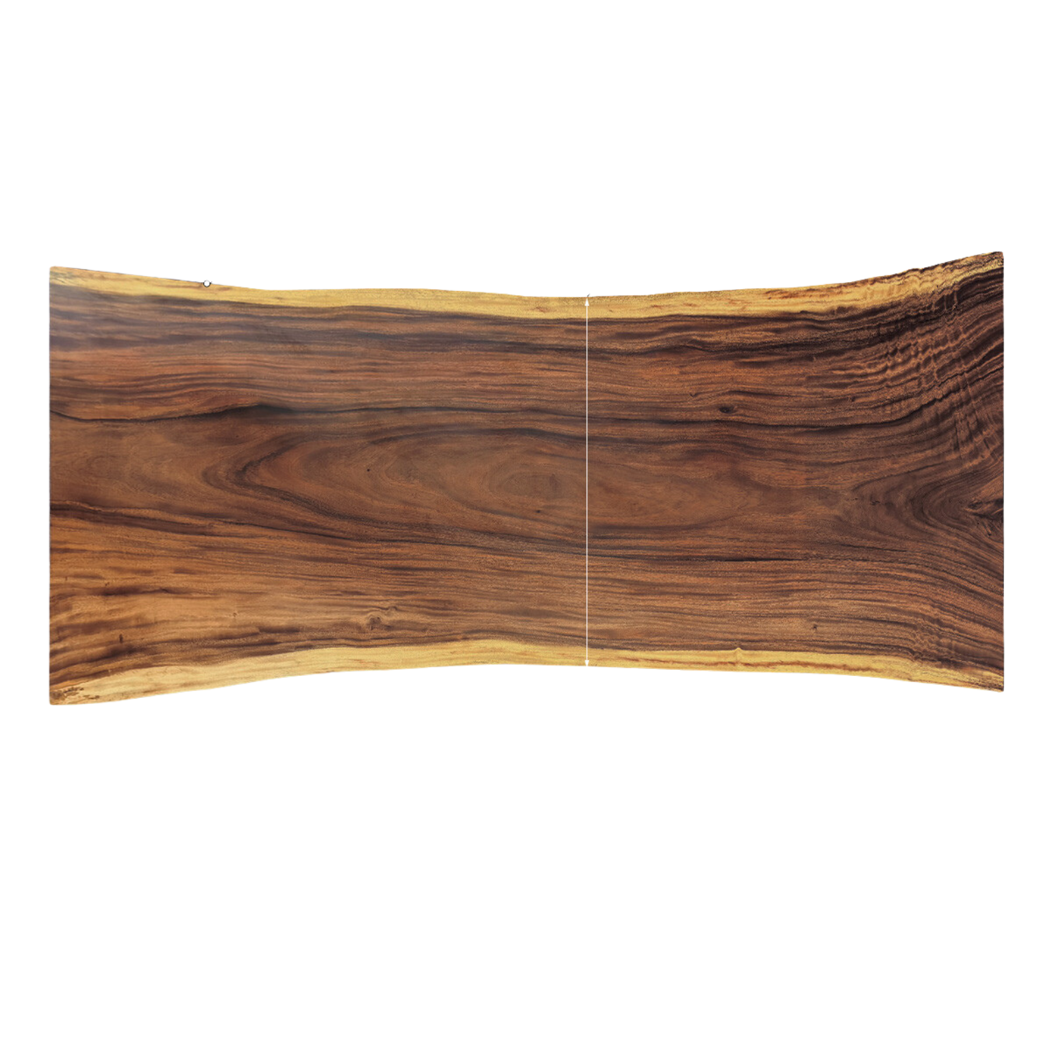 Black walnut Solid wood natural edge large top for dining table: