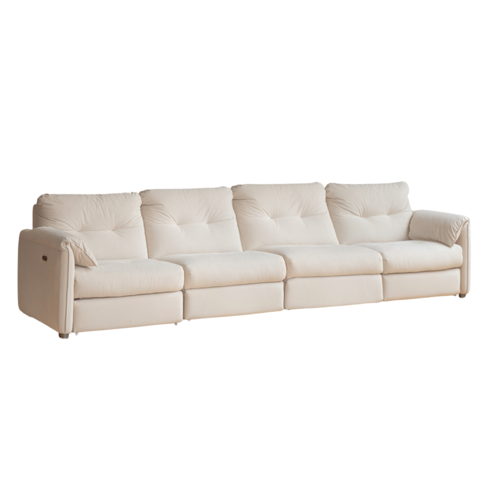 Fabric Electric White Cream Technology Functional Sofa