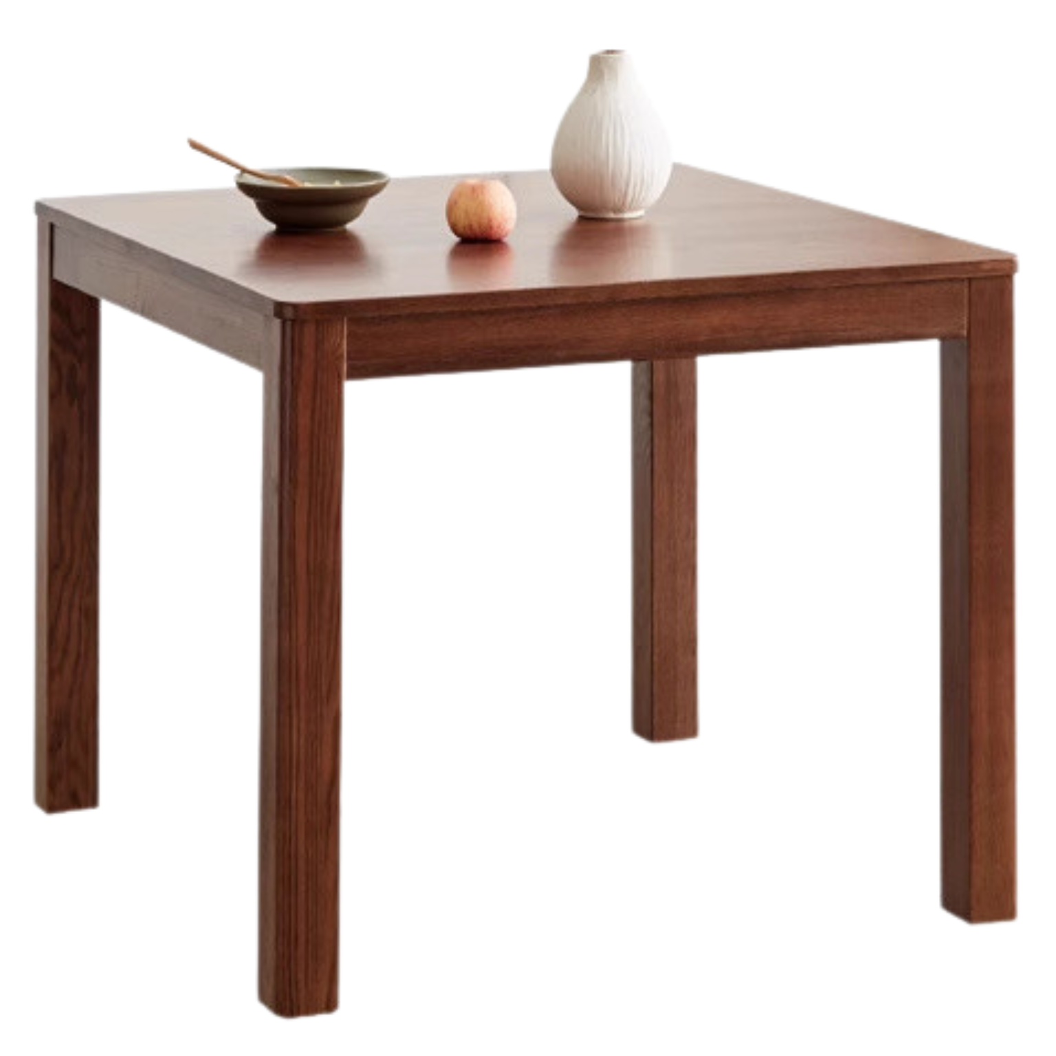 Oak solid wood square dining table ,