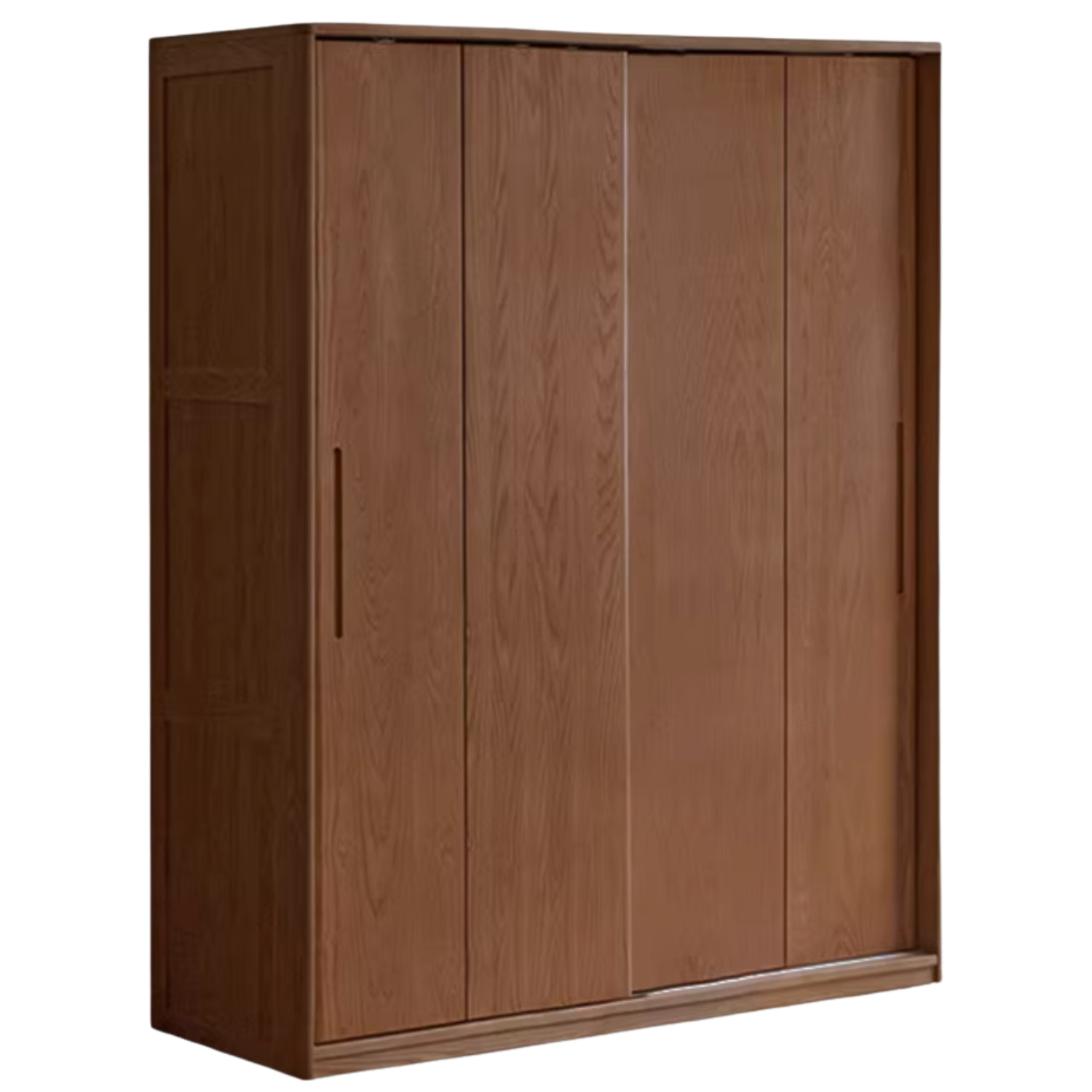 Oak, Ash Solid Wood Wardrobe Sliding Door.