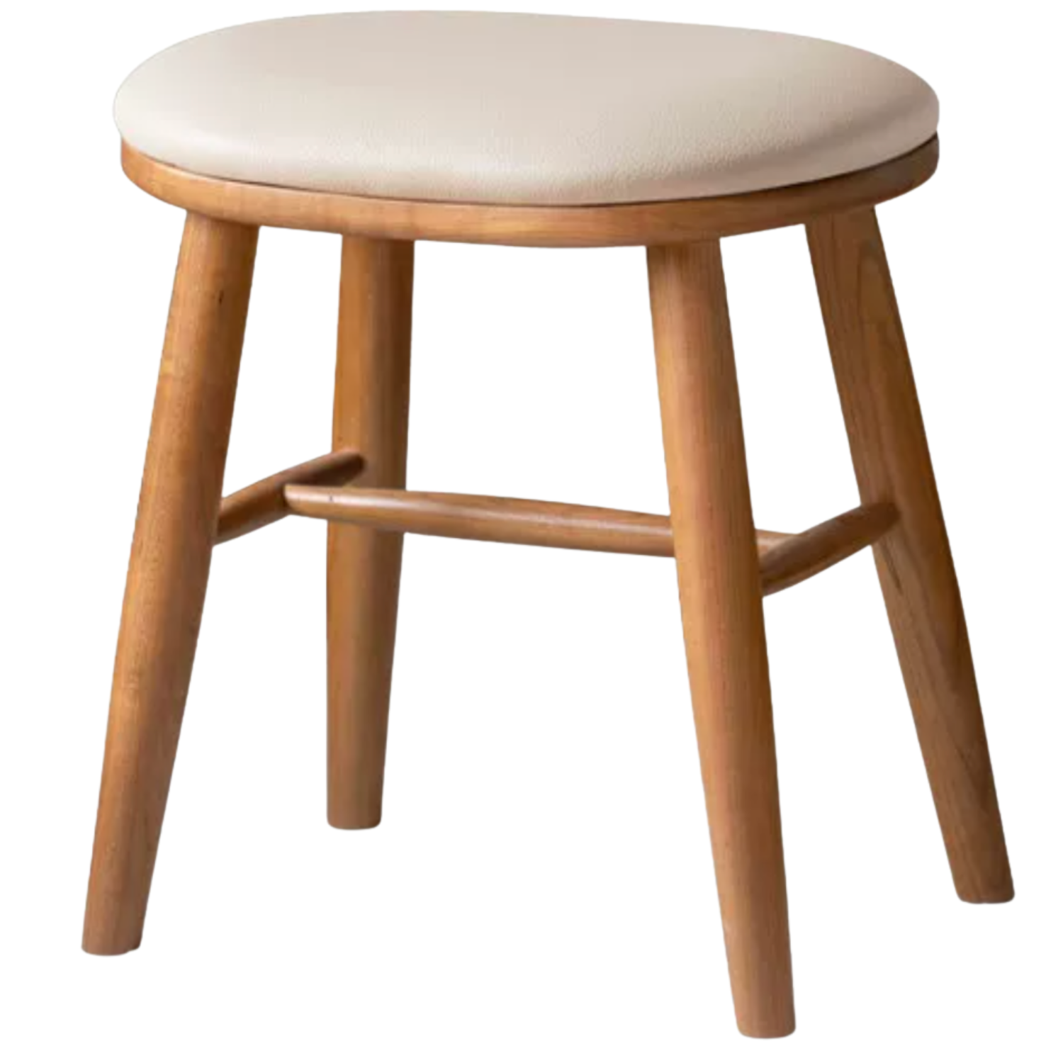 Ash, Cherry Solid Wood Dressing Stool