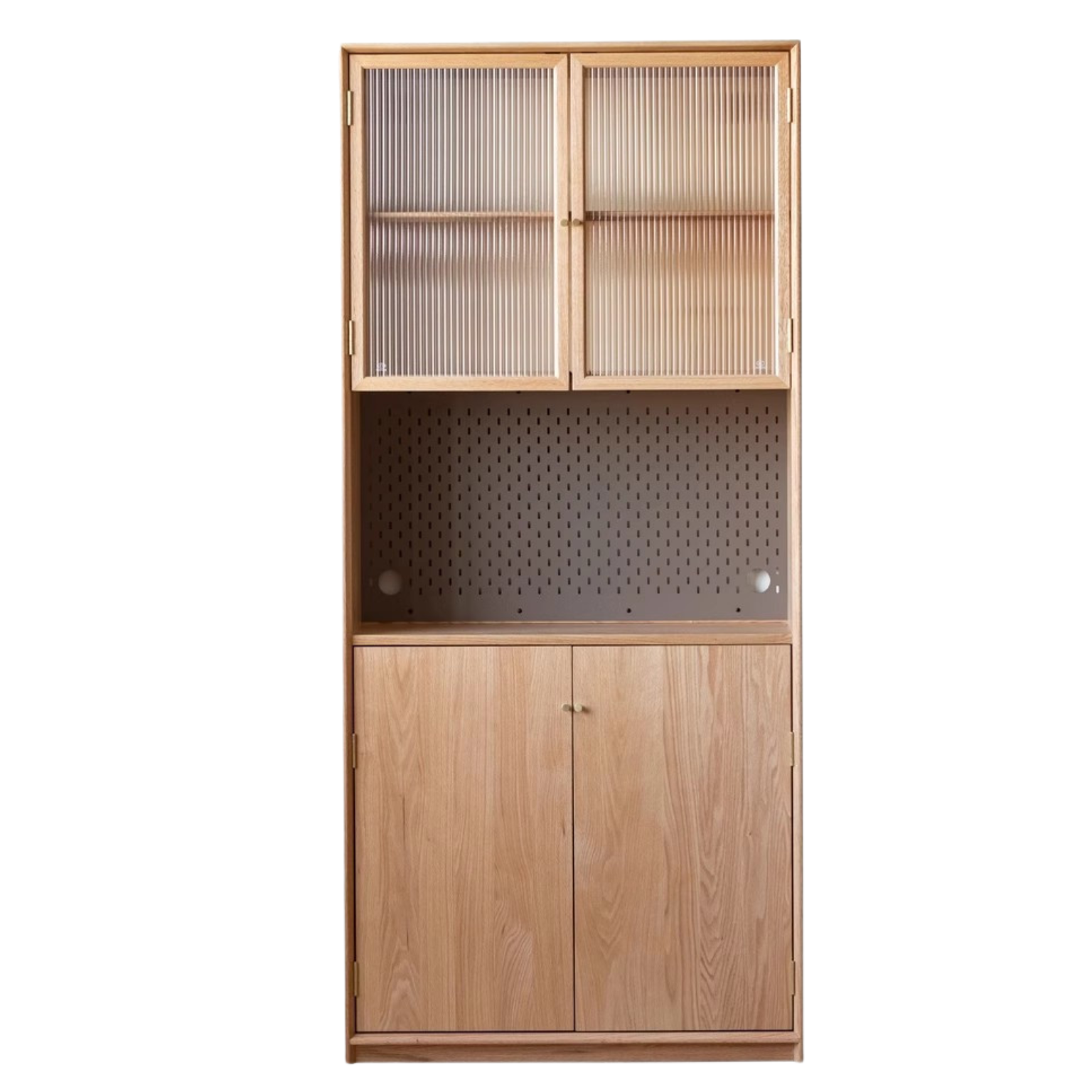 Oak solid wood combination wall bookcase bookshelf -