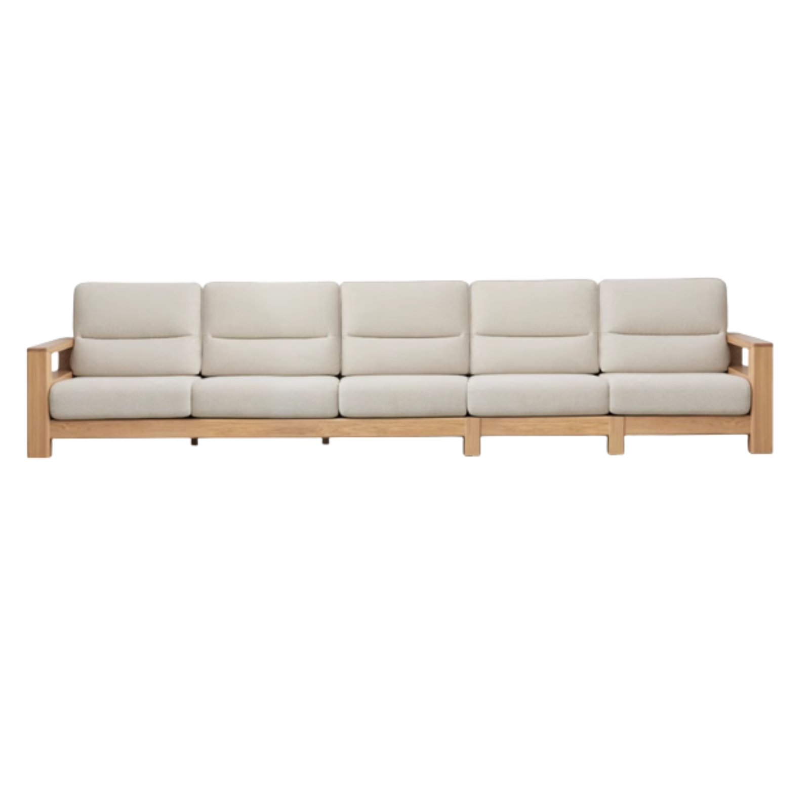 Ash Solid Wood Corner Sofa