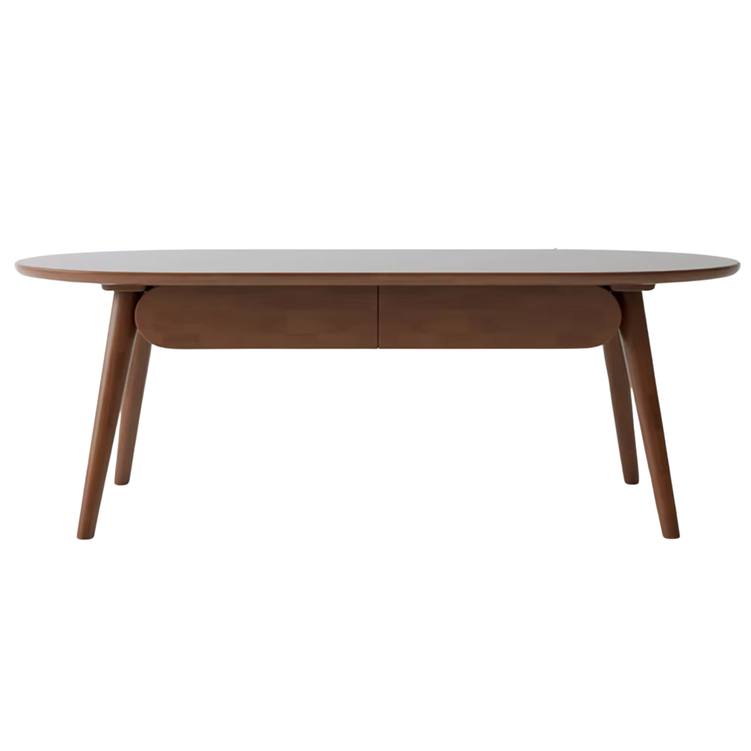 Oak, Rubber Solid Wood Coffee Table