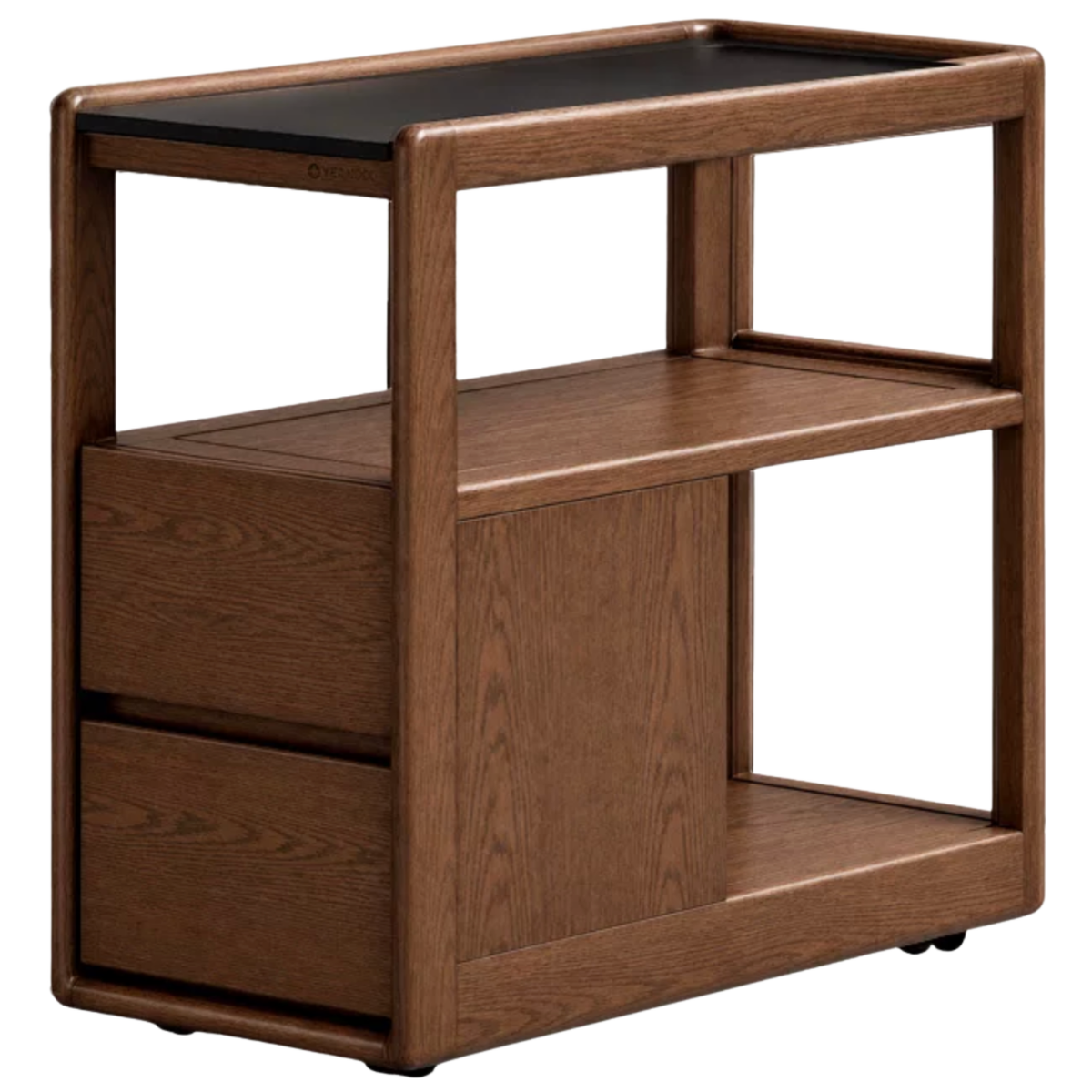 Black Walnut, Sandalwood, Oak, Ash With Slate Top Side Table