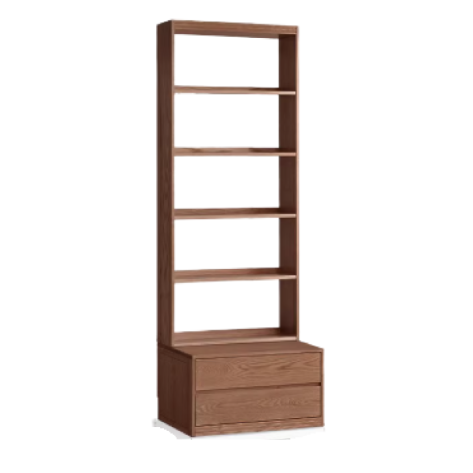 Oak Solid Wood Bookshelf Floor Rack Storage Full Wall Bookcase