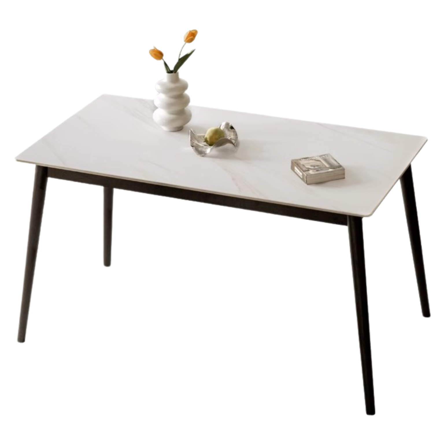 Oak Solid Wood Rock Plate Dining Table