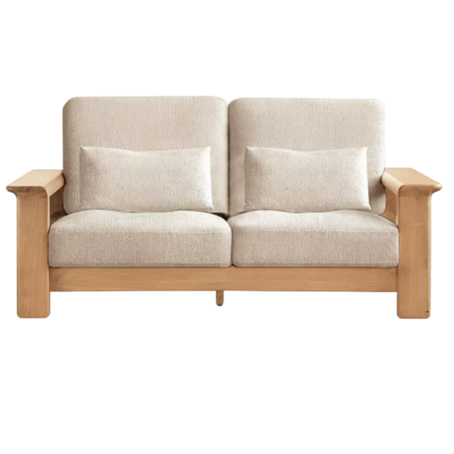 Ash solid Wood Lounge Sofa with Elevated Comfort Design